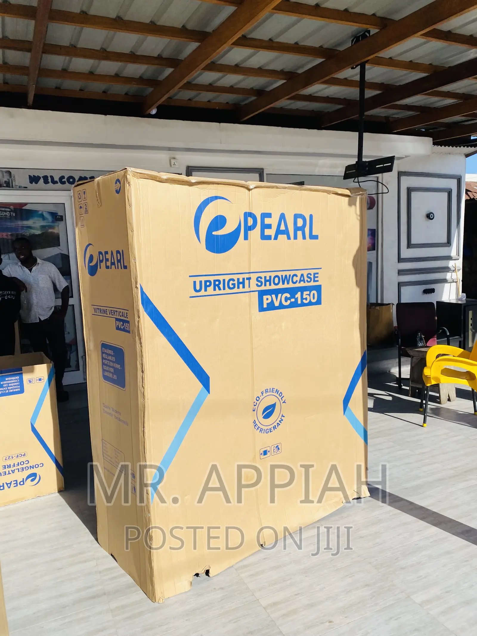 Quality Yet Affordable Pearl PVC-150 3 Door Display Fridge.