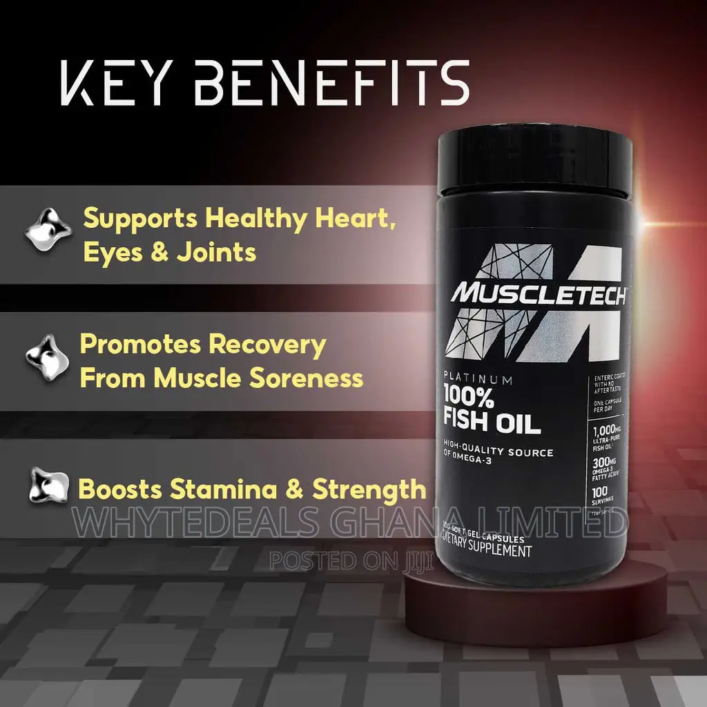Muscletech Platinum 100% OMEGA Fish Oil Epa Dha Burn Fat
