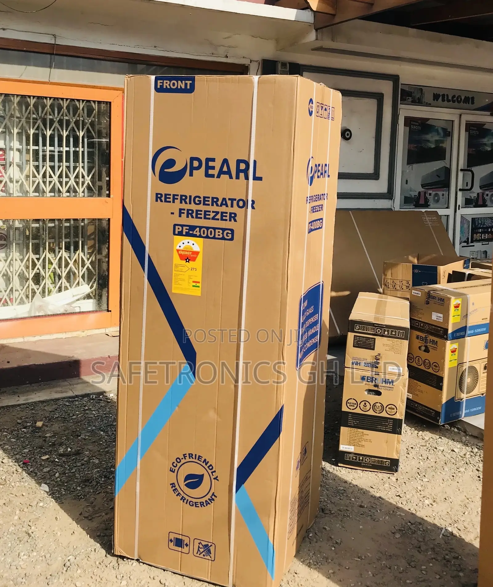 309 Liters Pearl PF-400BG Doubledoor Black Bottomfreezer