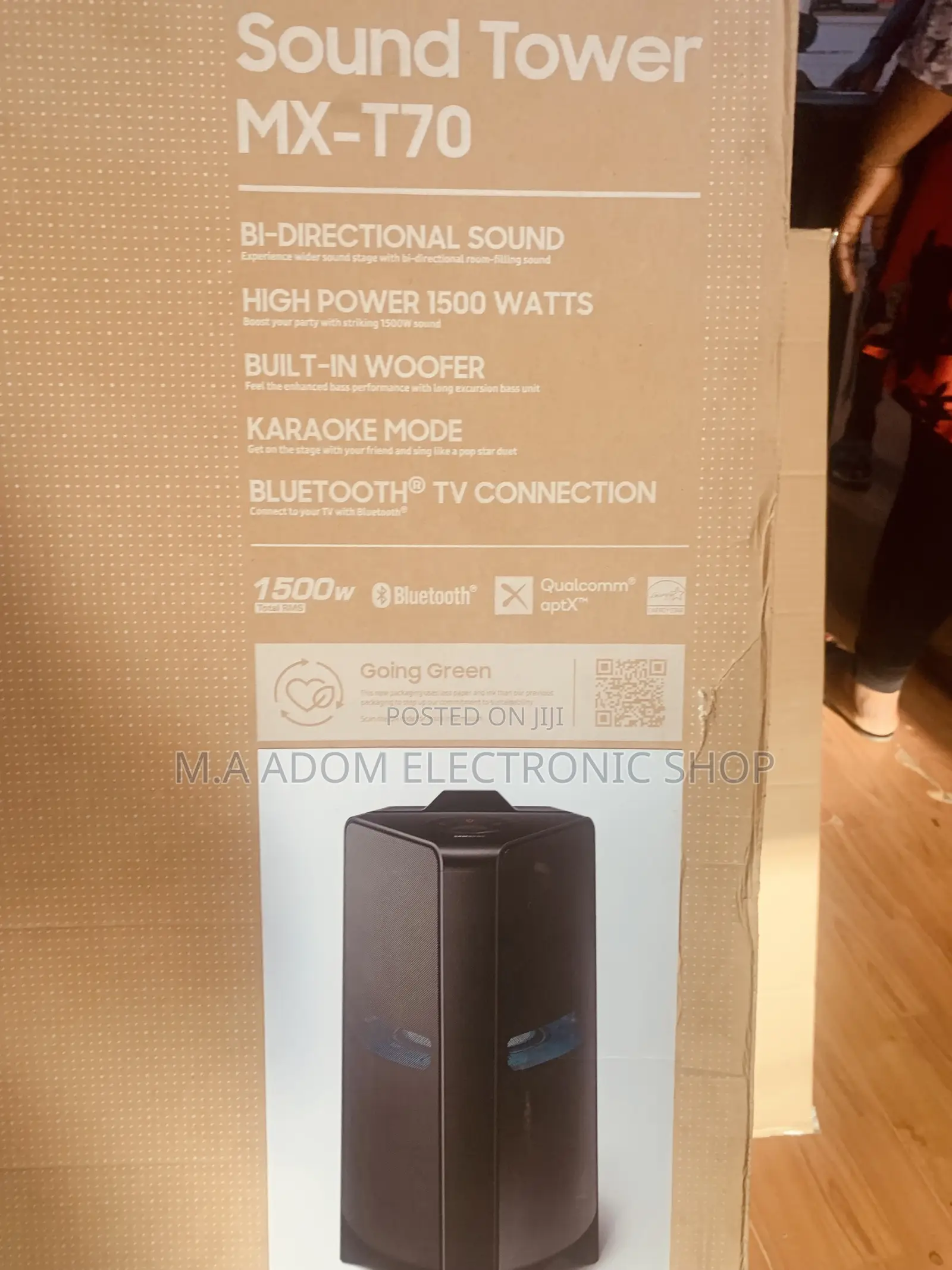 New Samsung Party Box 1500w With Bluetooth Usb Aux