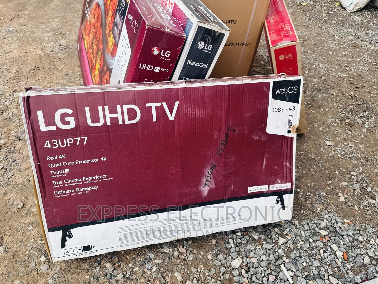 Get a New LG UHD Smart 43”UP77