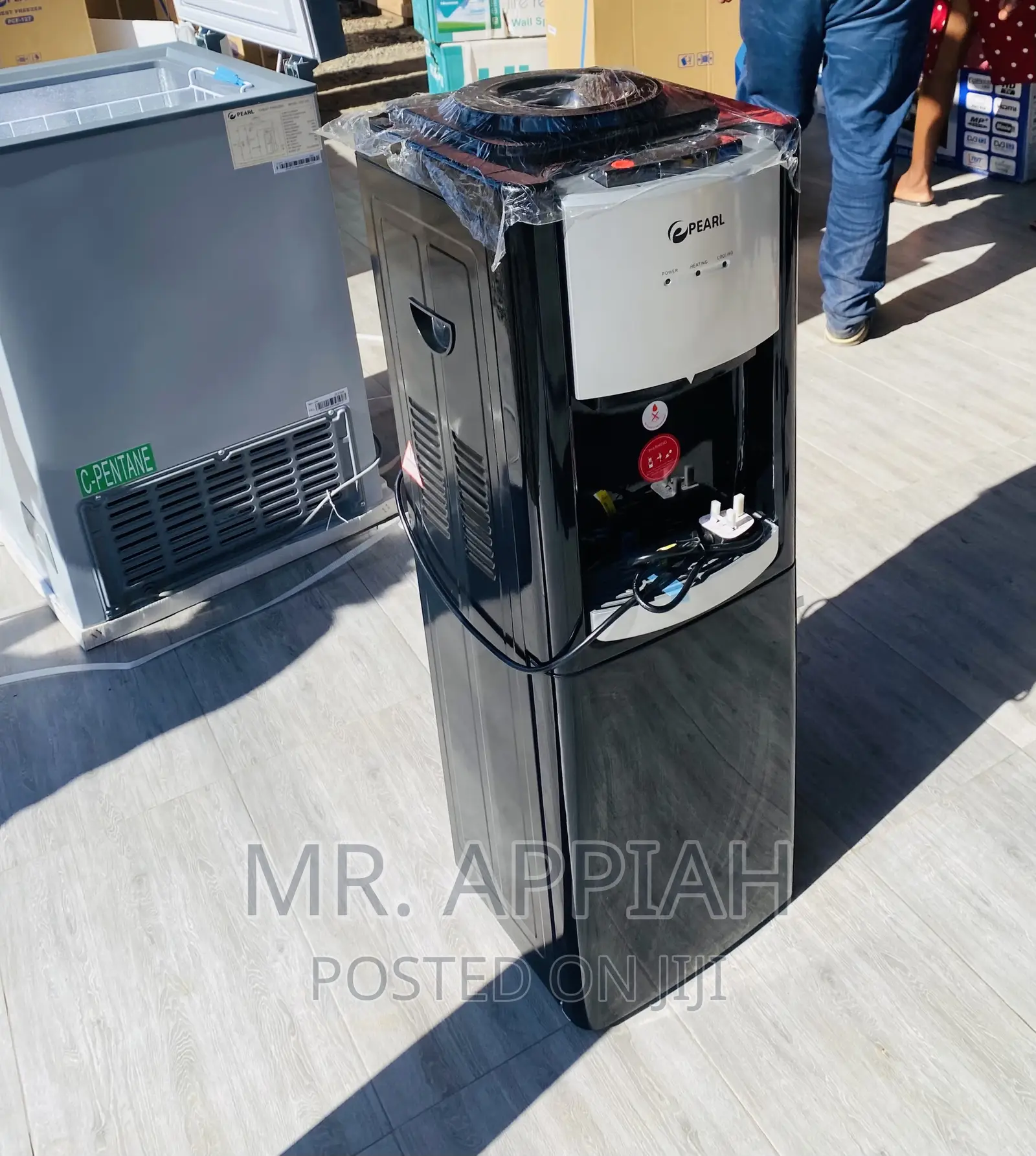(Pwd—2008)Elegant Pearl Water Dispenser,Silver Black.