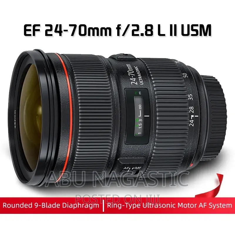 Canon Ef 24-70mm F/2.8l Ii Usm Lens