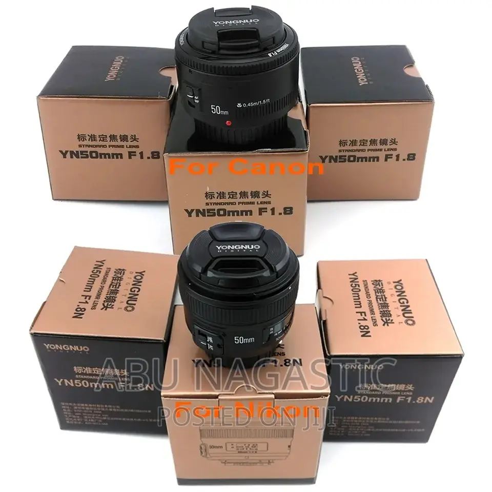Camera Lens Nikon and Canon