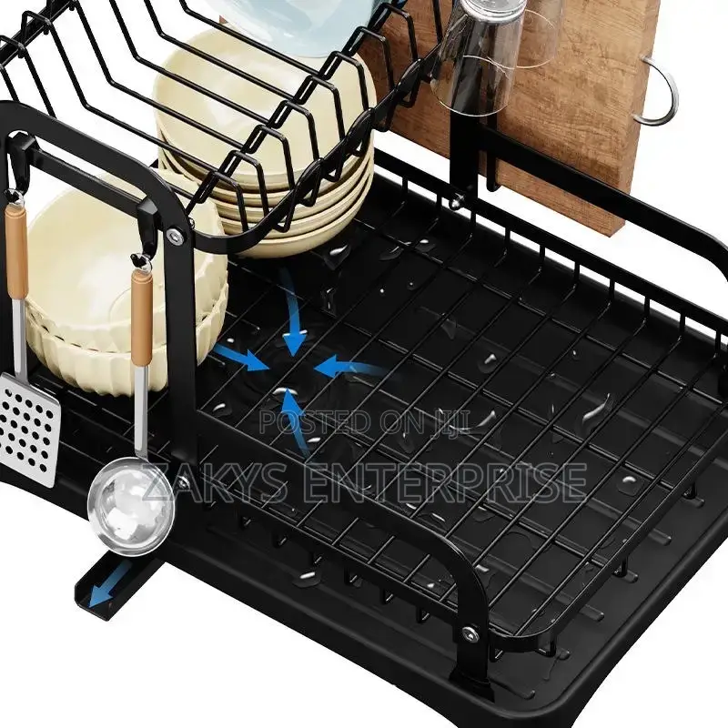 Metallic Dish Rack (Anti Rust)