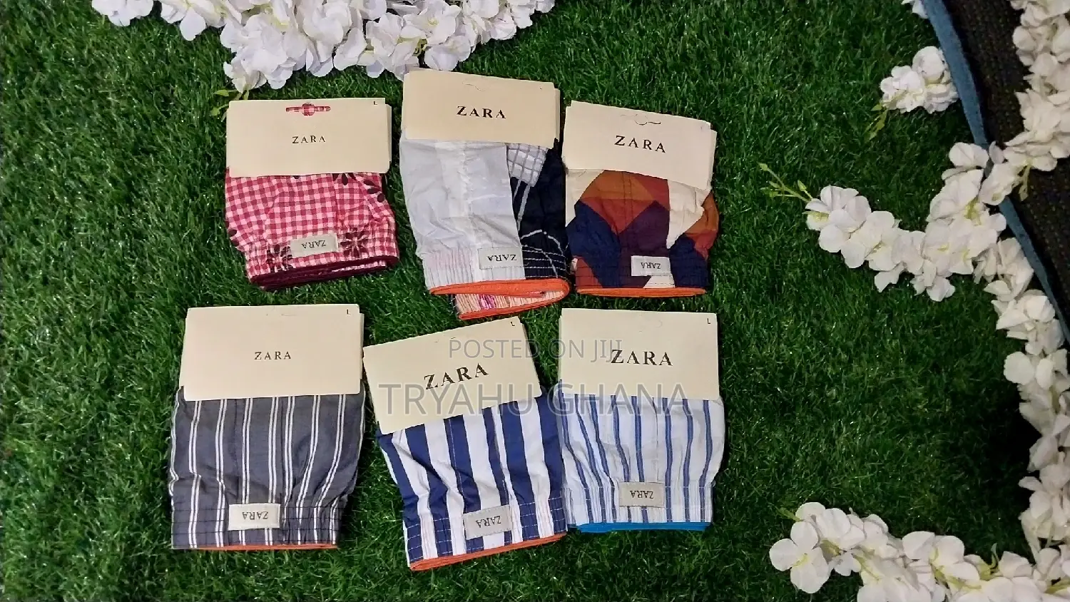 Discover Quality Zara Men's Boxer Shorts 6 Pieces for Sale