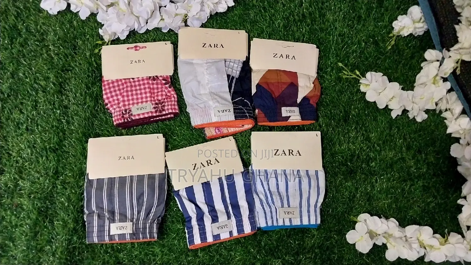 Discover Quality Zara Men's Boxer Shorts 6 Pieces for Sale