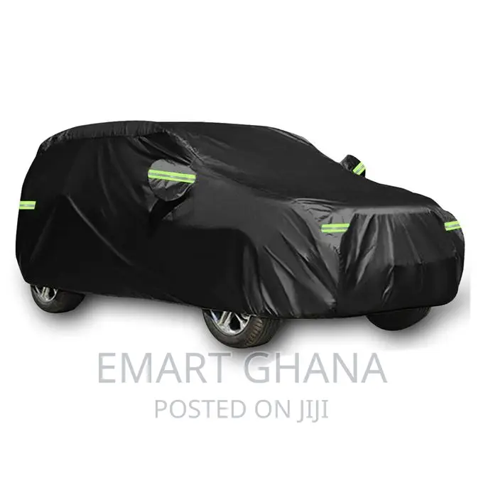 Waterproof Car Protection Cover - Xl Size- Black