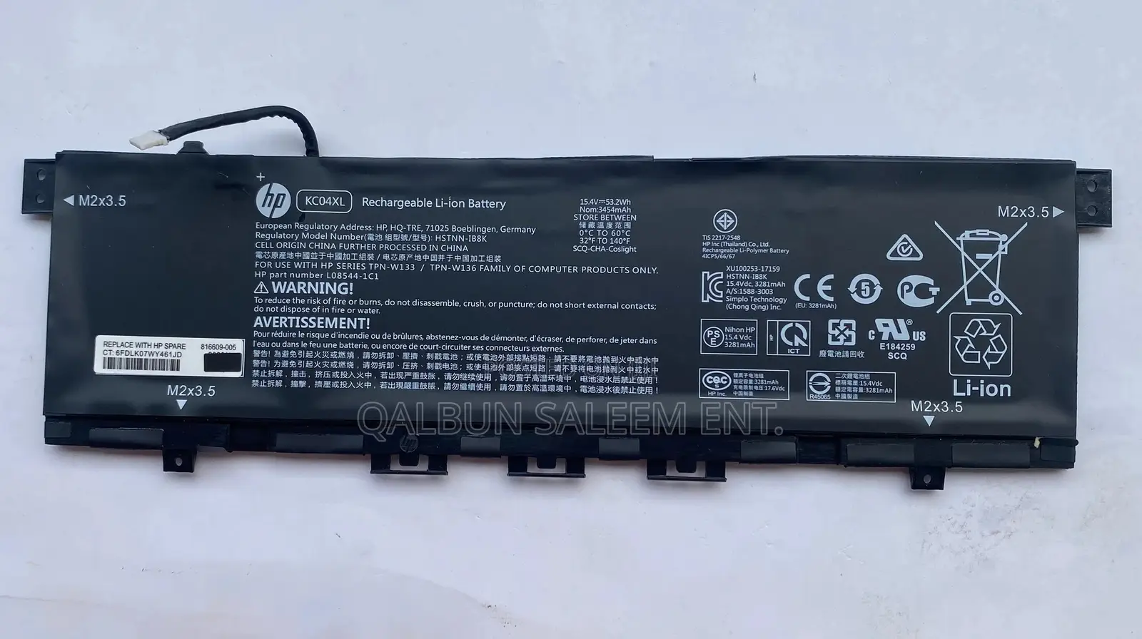 HP KC04XL Laptop Battery for X360 13-Ag 13-Ar 13-Ah 13-Aq