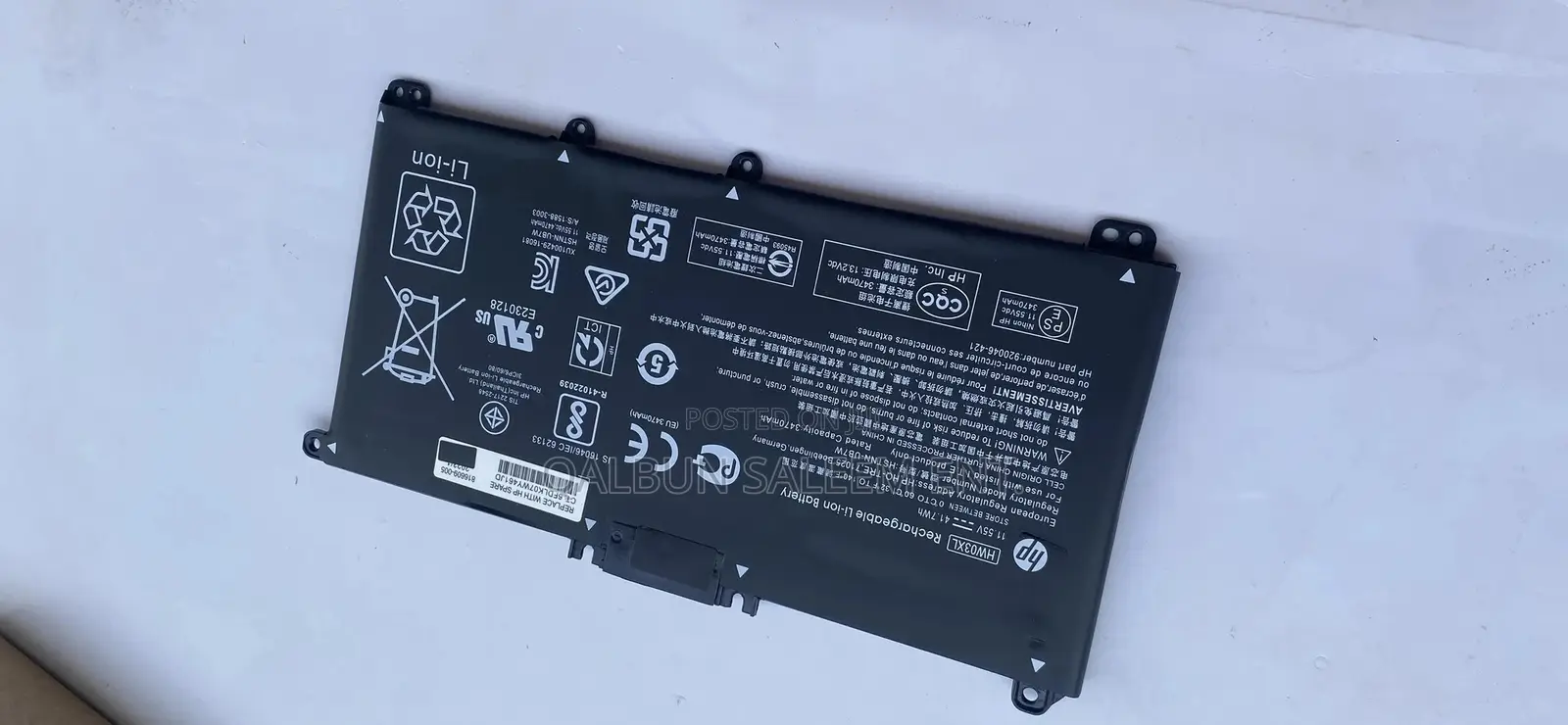 HP HW03XL Laptop Battery for Pavilion 15-Eg 15-Eh 15t-Eg
