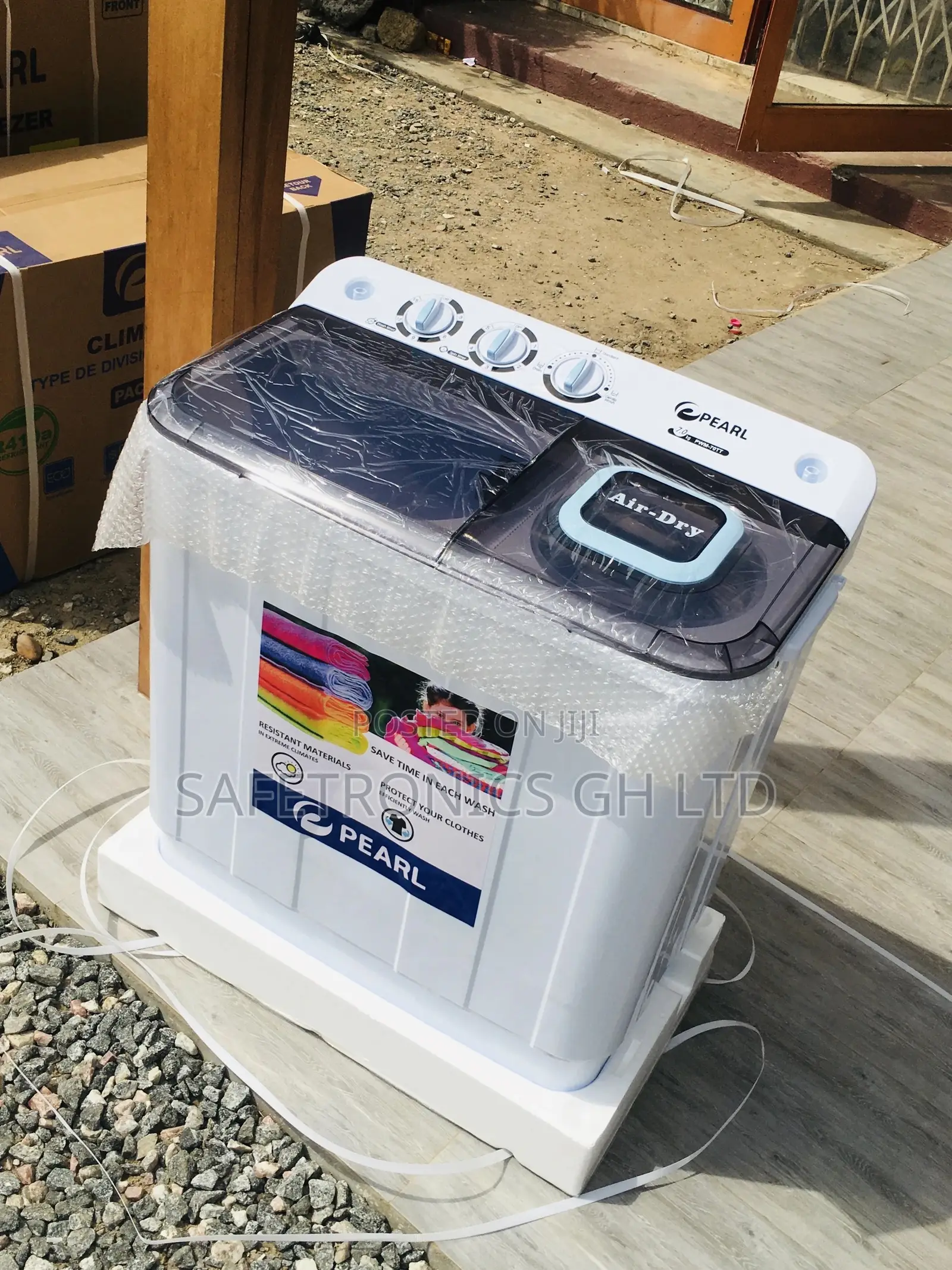 7kg Washingmachine Topload Semiautomatic Pearl Twintub
