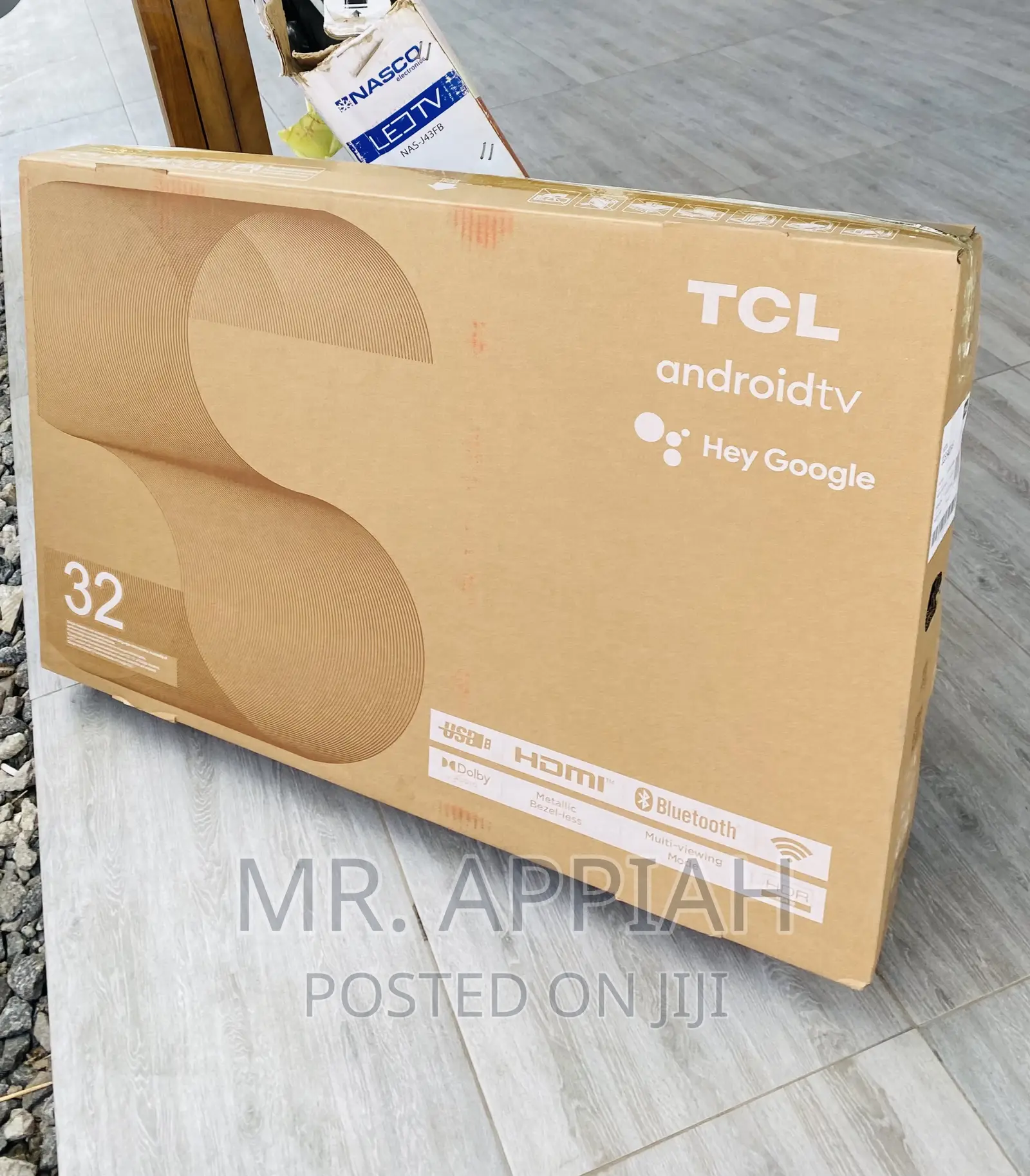 Durable TCL 32S5400 a 32 Inch HDR Google Tv(Black).