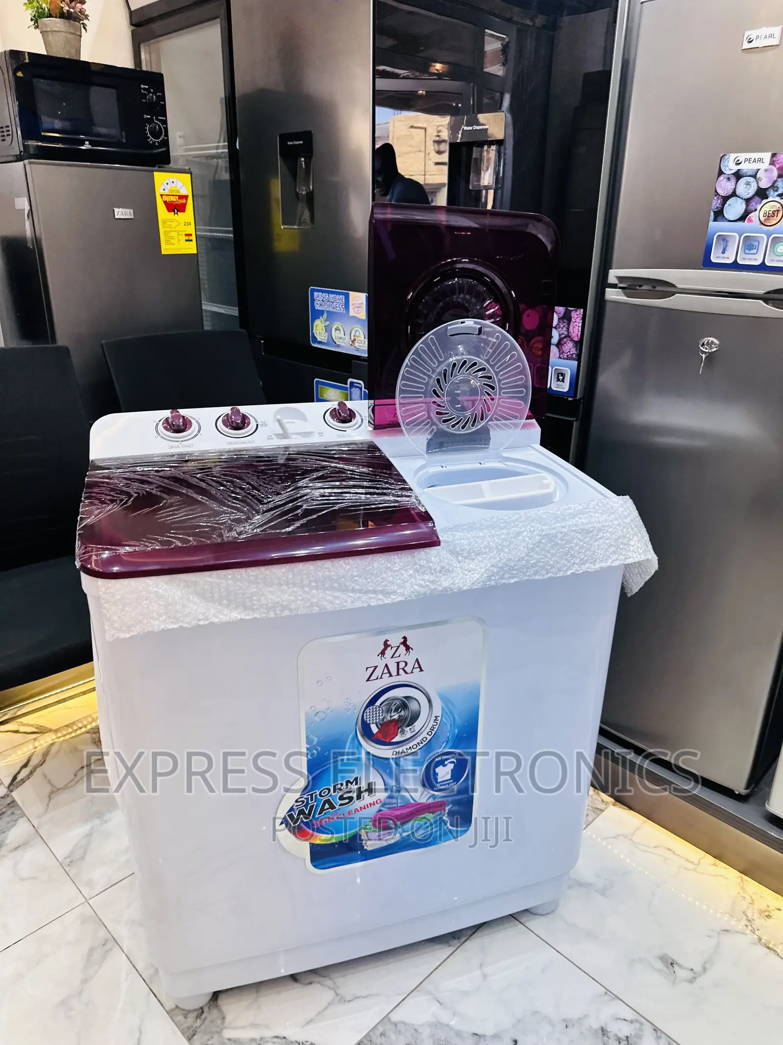 Better Deal on 12kg Topload Washing Machine Zara White