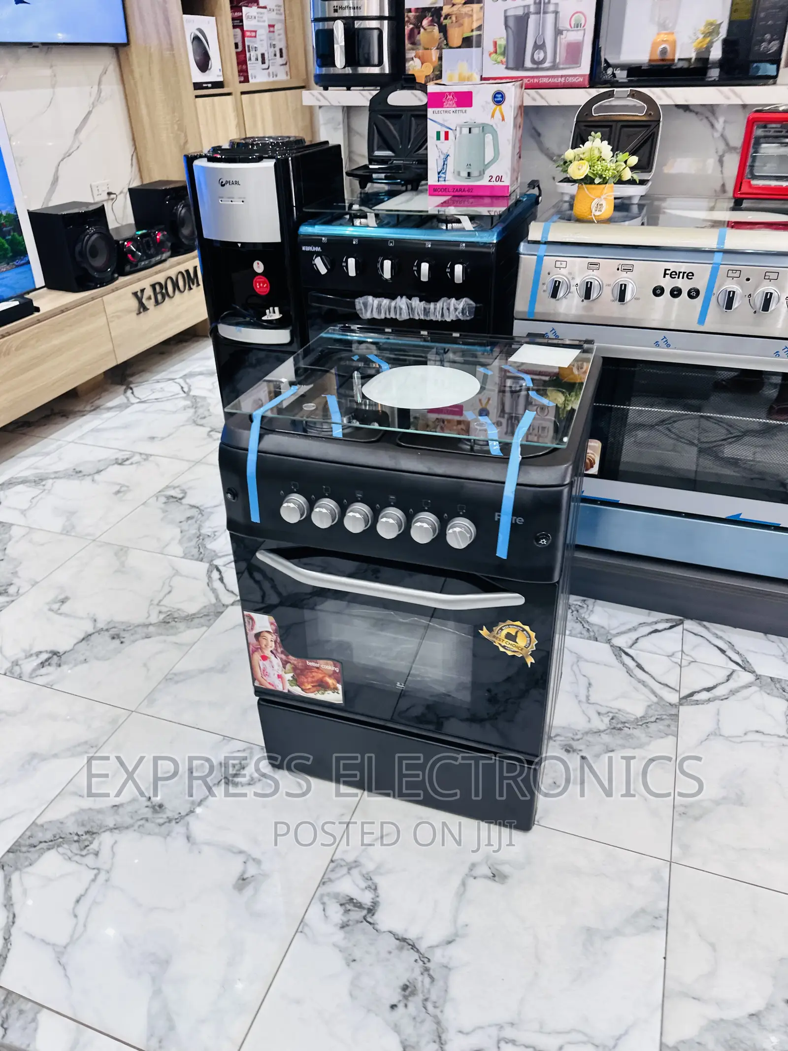 Shop the Best Smart Black Gas Cooker Oven Grill Stove