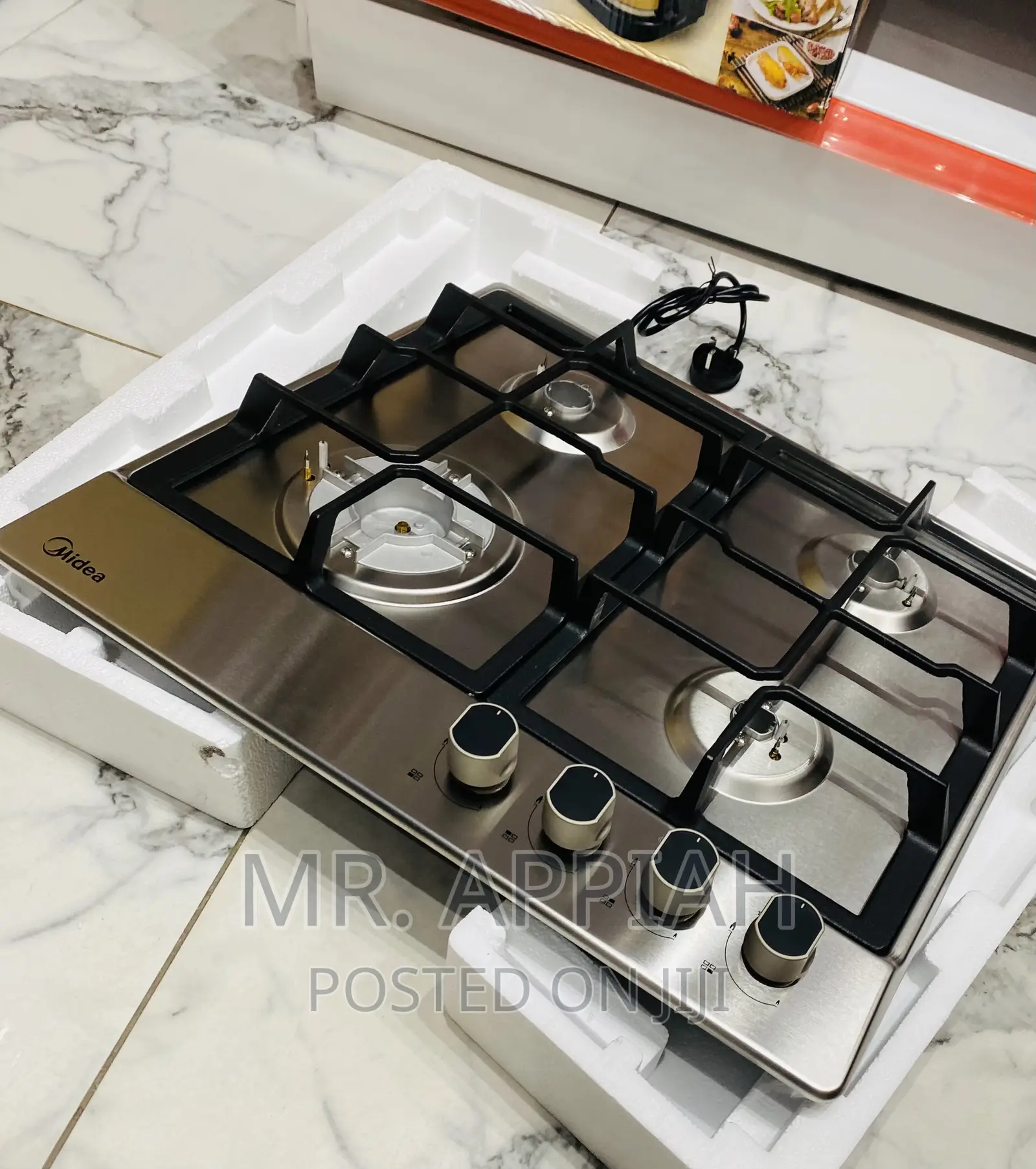 Brand New Midea 4 Gas Burner Hob(Gray) 60G40ME 