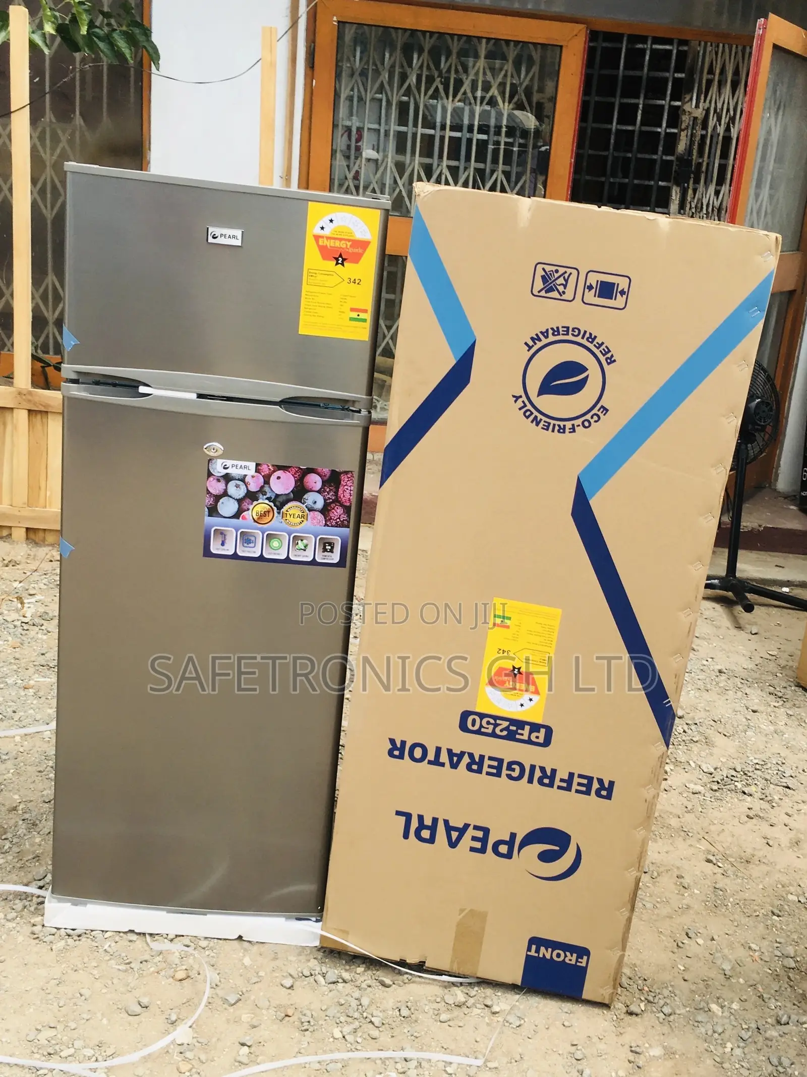 Topfreezer Pearl Pf-250 Doubledoor 205 Liters Fridge