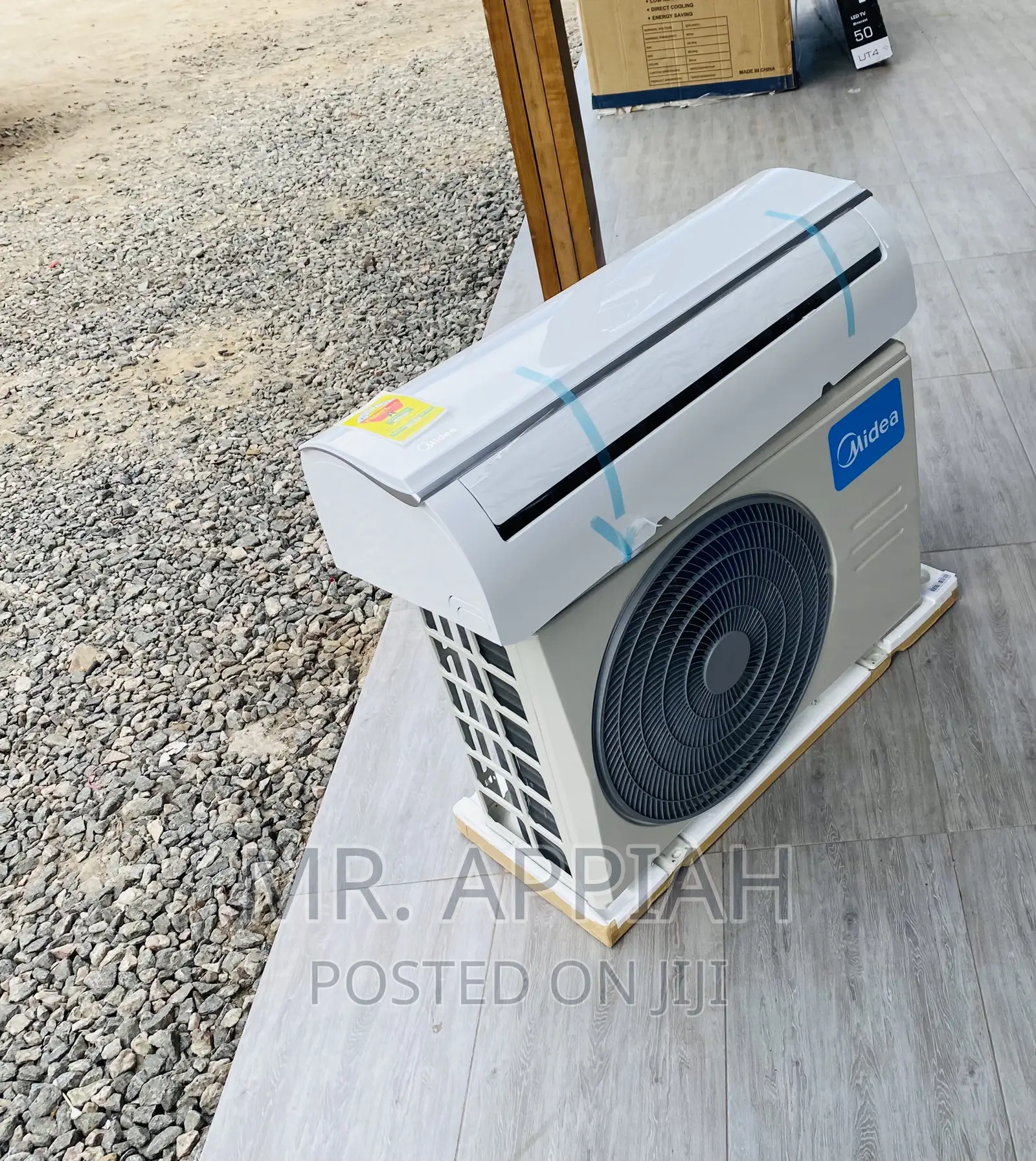 Super Cooling Midea 1.5hp Split Electric Ac(White)R410 Gas.