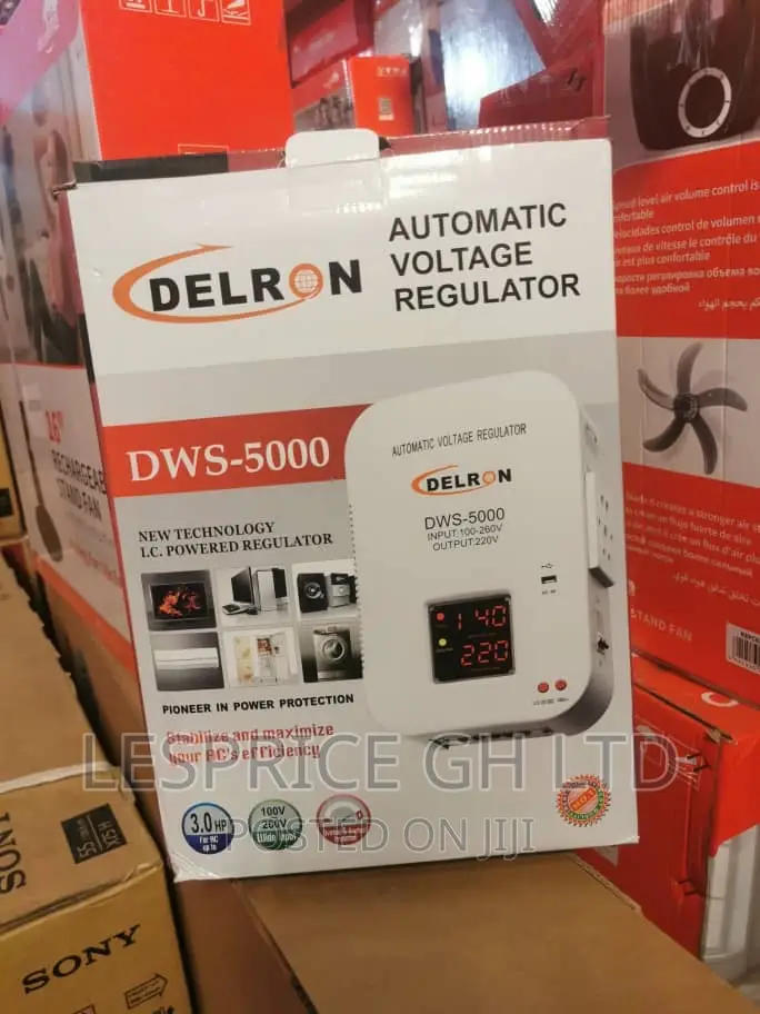 High Energy ~Delron 5000VA Stabilizer