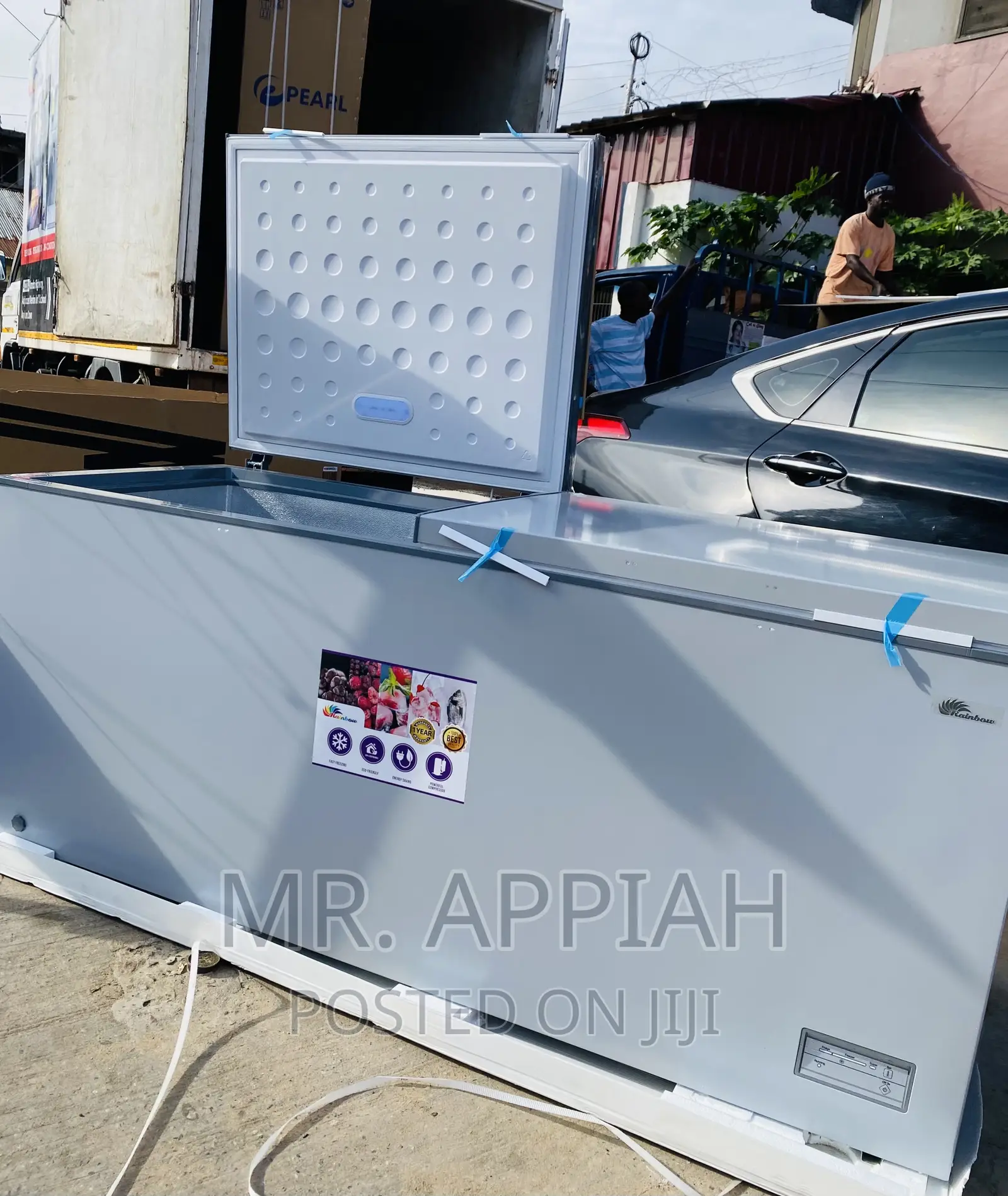 Shop Classic Rainbow Double Door Chest Freezer(RF-415bg)