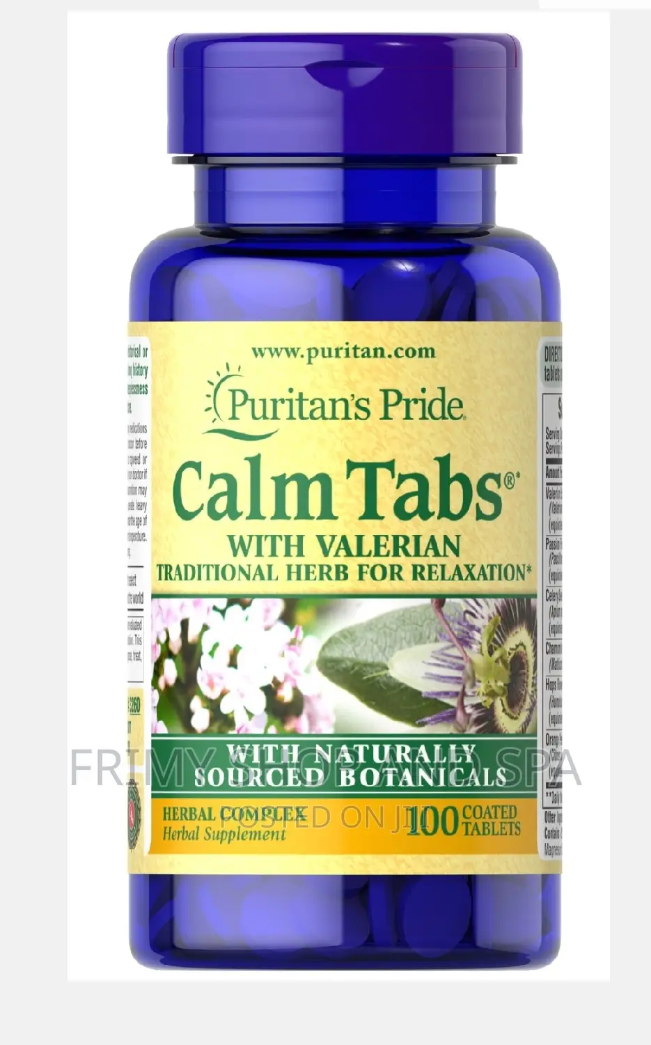 Calm Tabs With Natural Botanical
