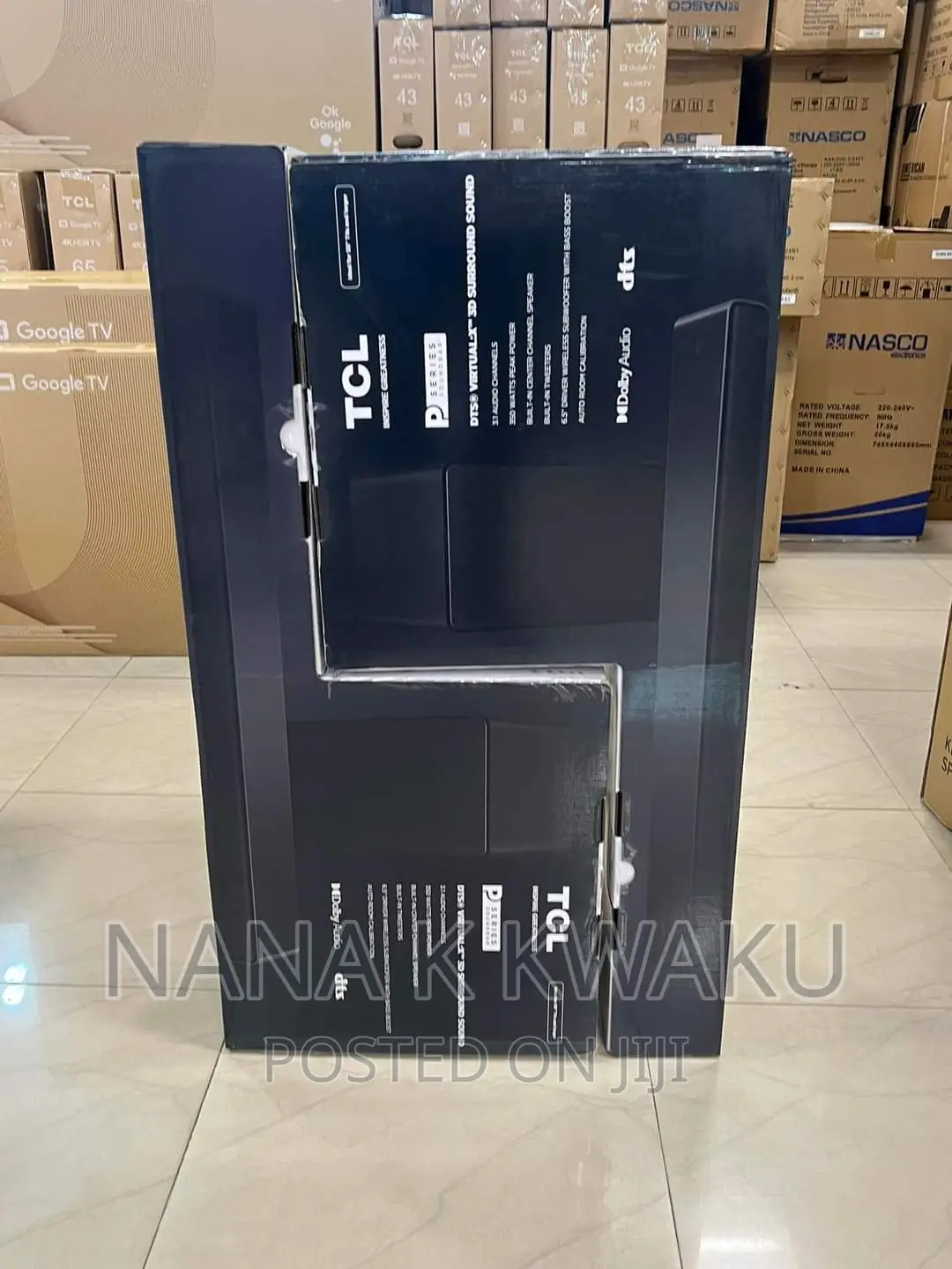 Black TCL 350watts Sound Bar