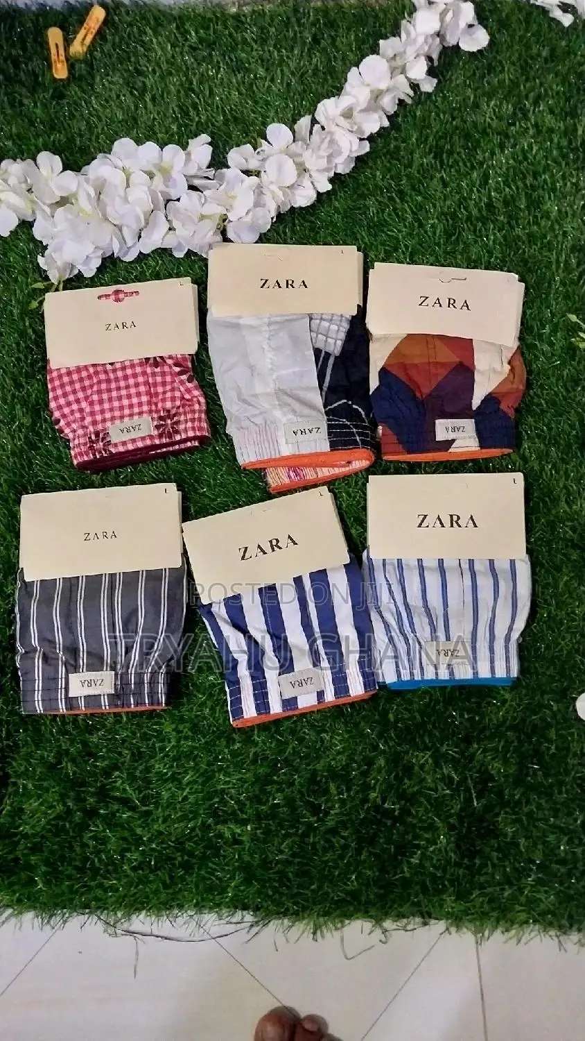 Discover Quality Zara Men's Boxer Shorts 6 Pieces for Sale