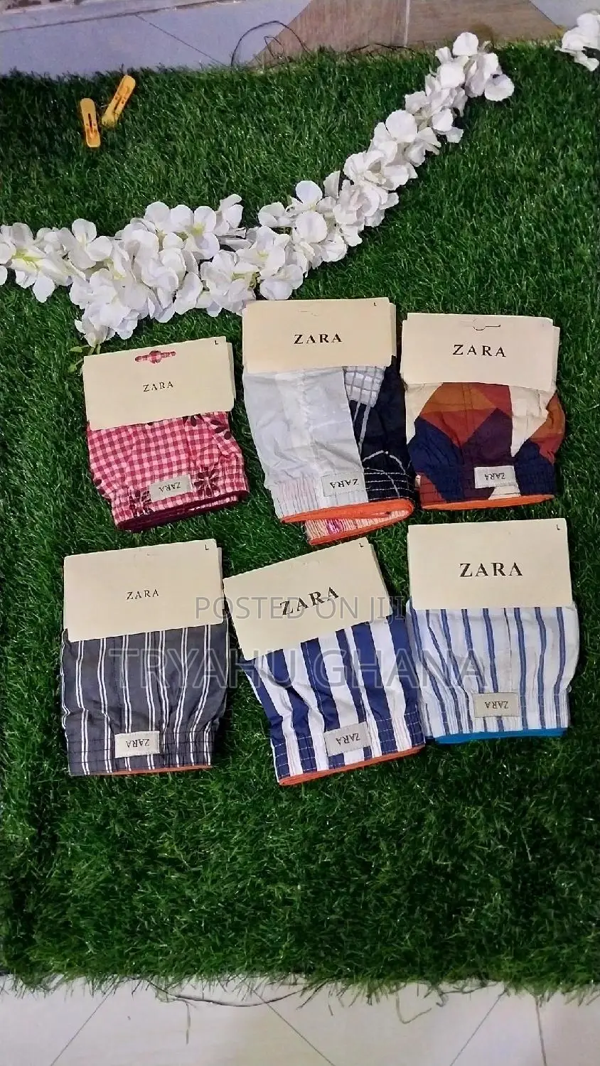 Discover Quality Zara Men's Boxer Shorts 6 Pieces for Sale