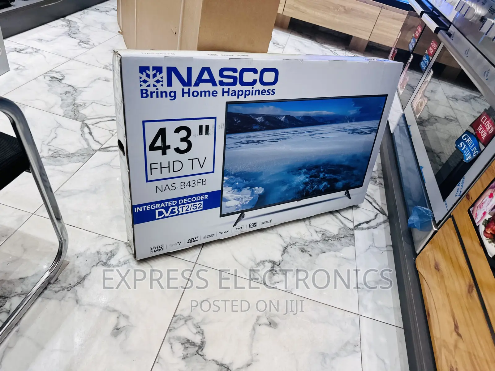 Object Tracking Sound Lite Nasco 43”FHD Satellite