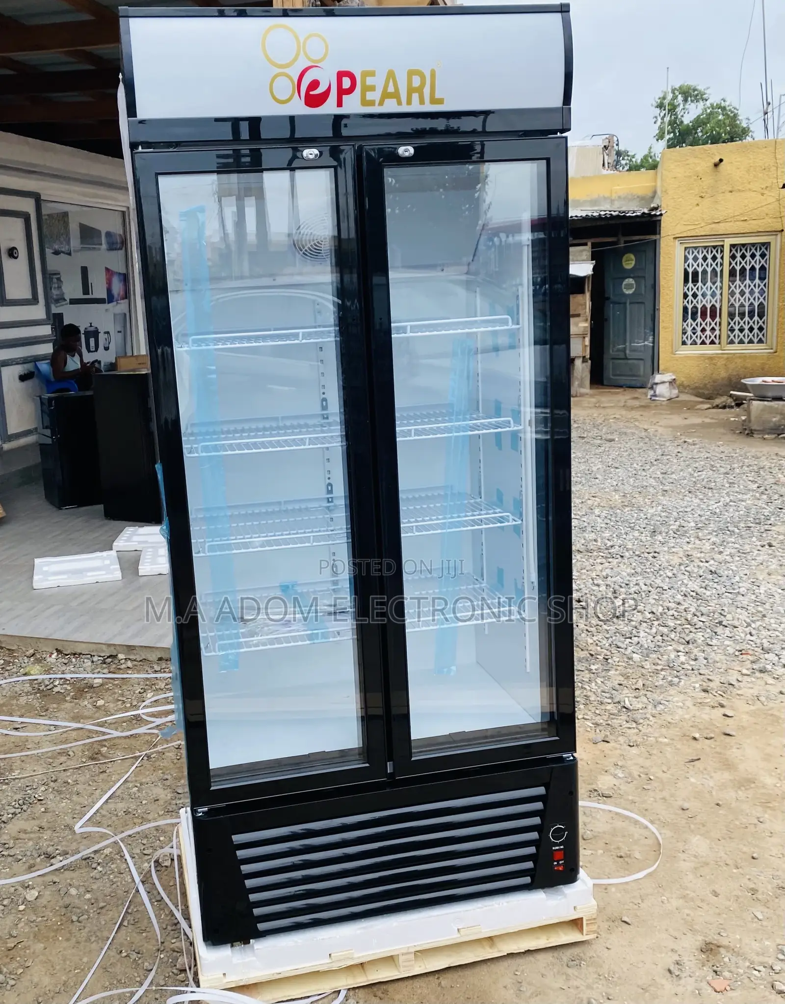 Classic Pearl PVC-662-2B Double Door Refrigerator 
