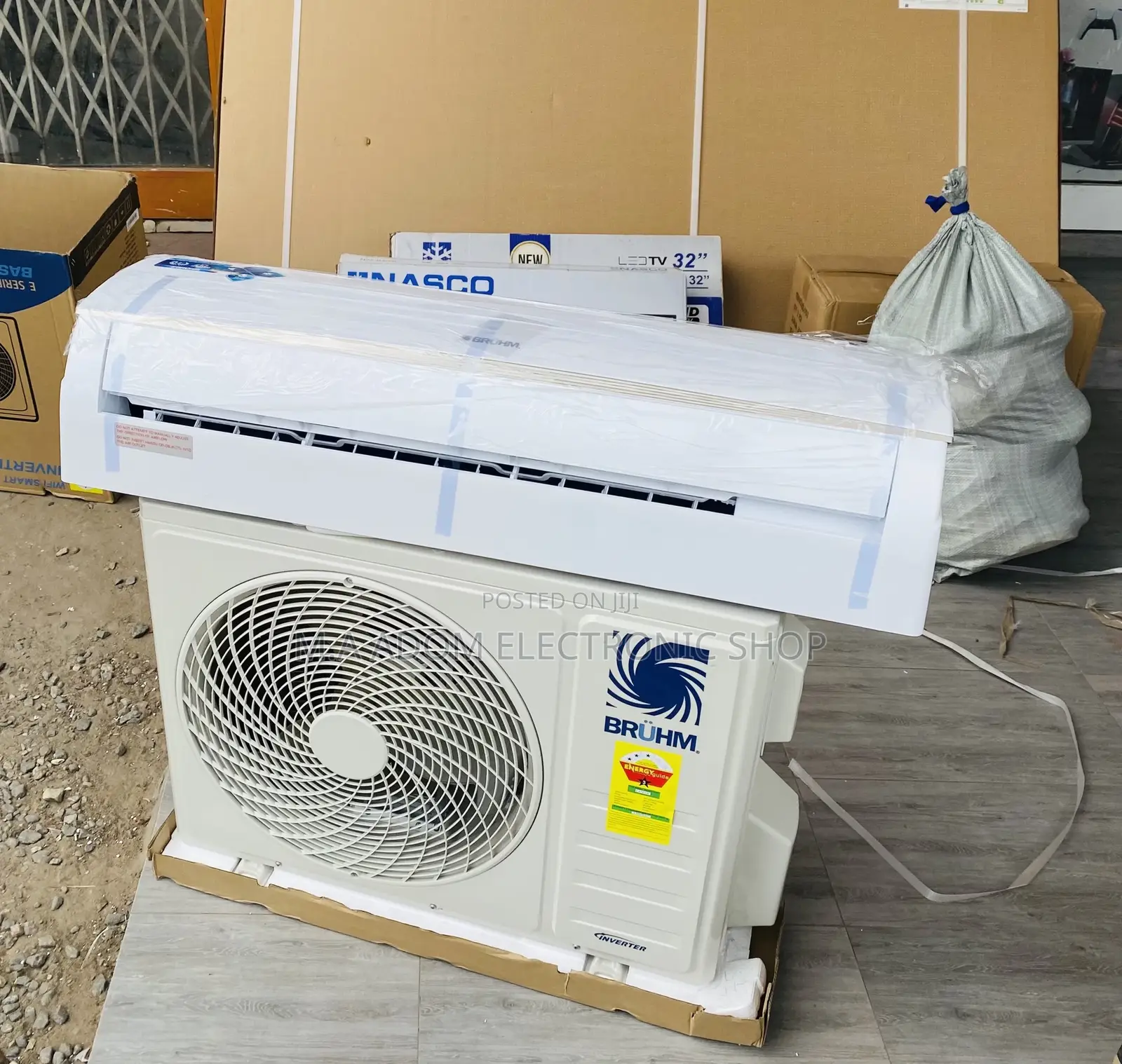 Fine Bruhm 2.5hp Split Electric Air Conditioner(White)
