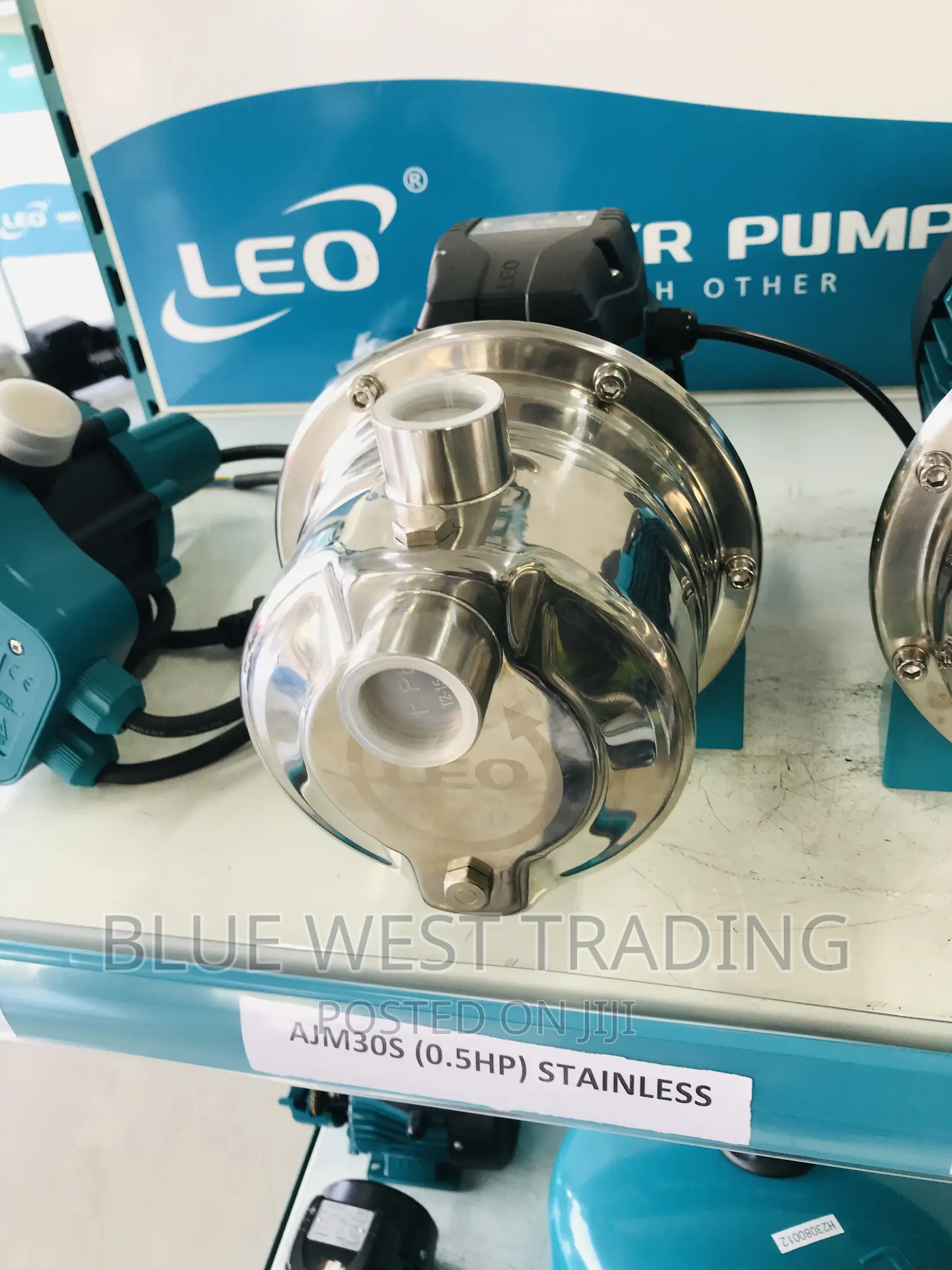 0.5hp LEO Water Pump - Stainless Steel Water Pump