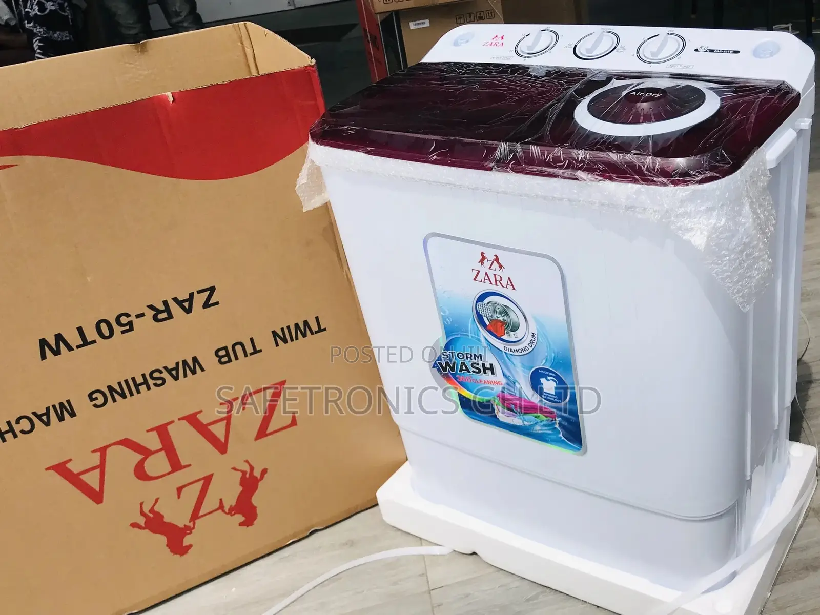 Topload Washingmachine 5kg Electric Semiautomatic Zara