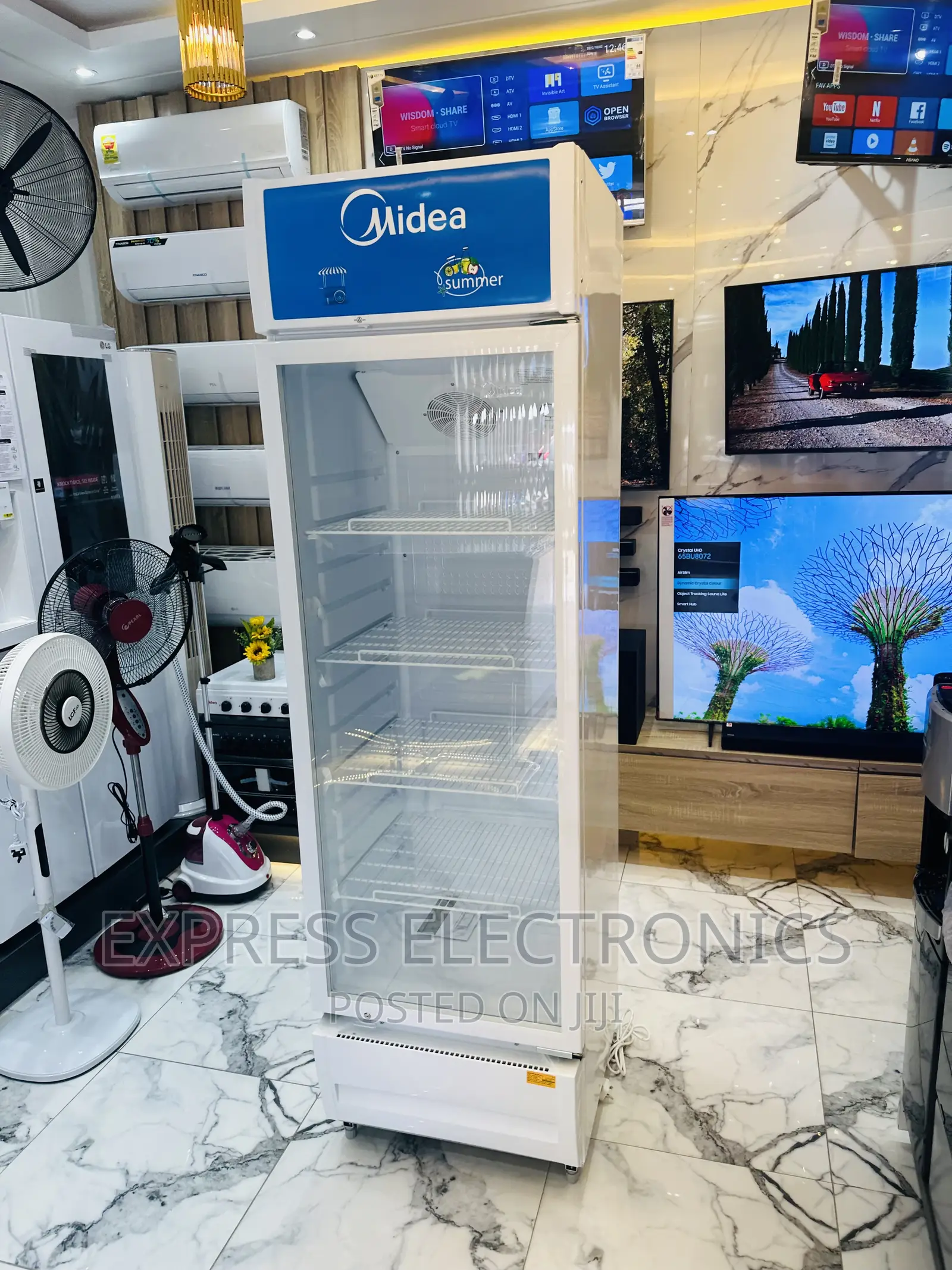 Large Capacity Midea Display 400L MDRZ432FZG21-
