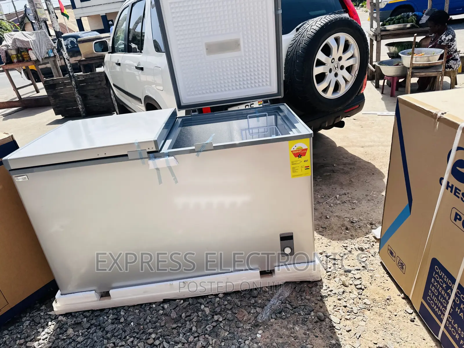 Quality Yet Best Chest Freezer Double Door 500FL Nasco