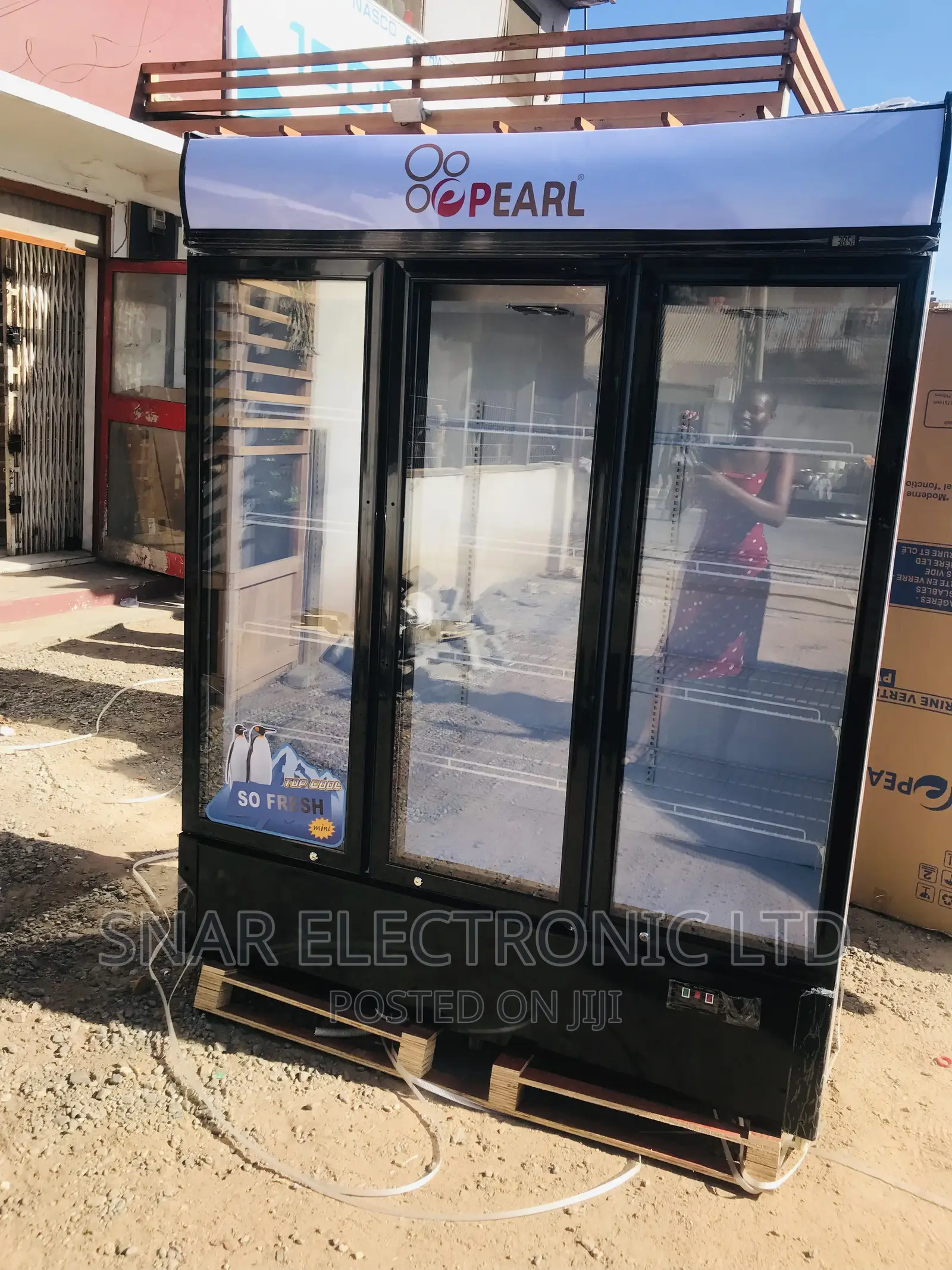 Originally Pearl 950 Liters 3 Doors Display Fridge