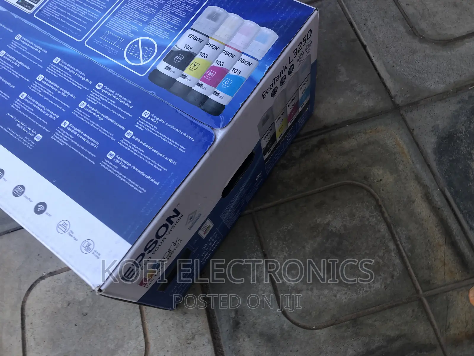 Improved Tech Epson Ecotank L3250 A4 Wi-Fi Multifunction