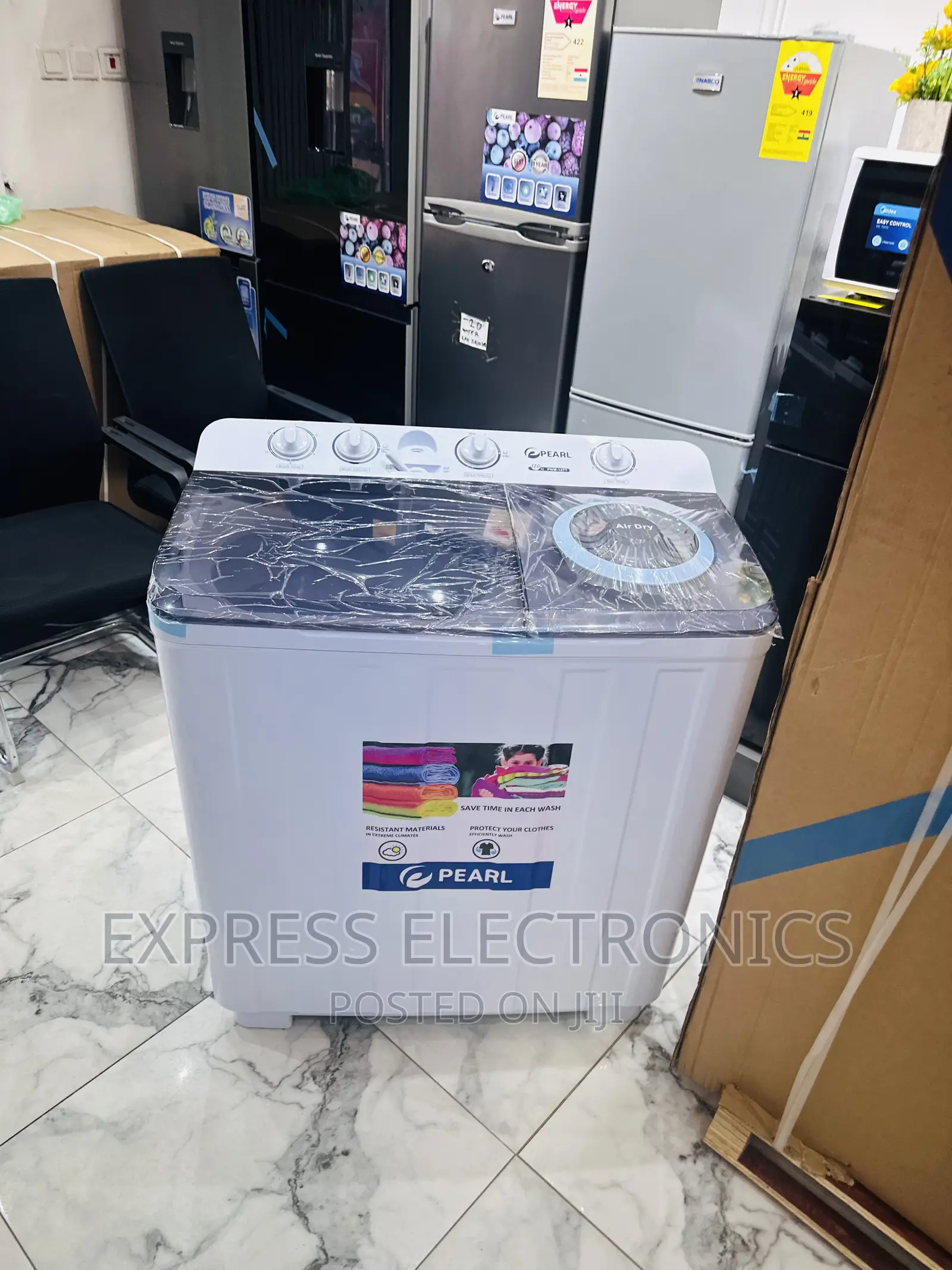 Spectacular Performance Washing Machine 12kg Pearl