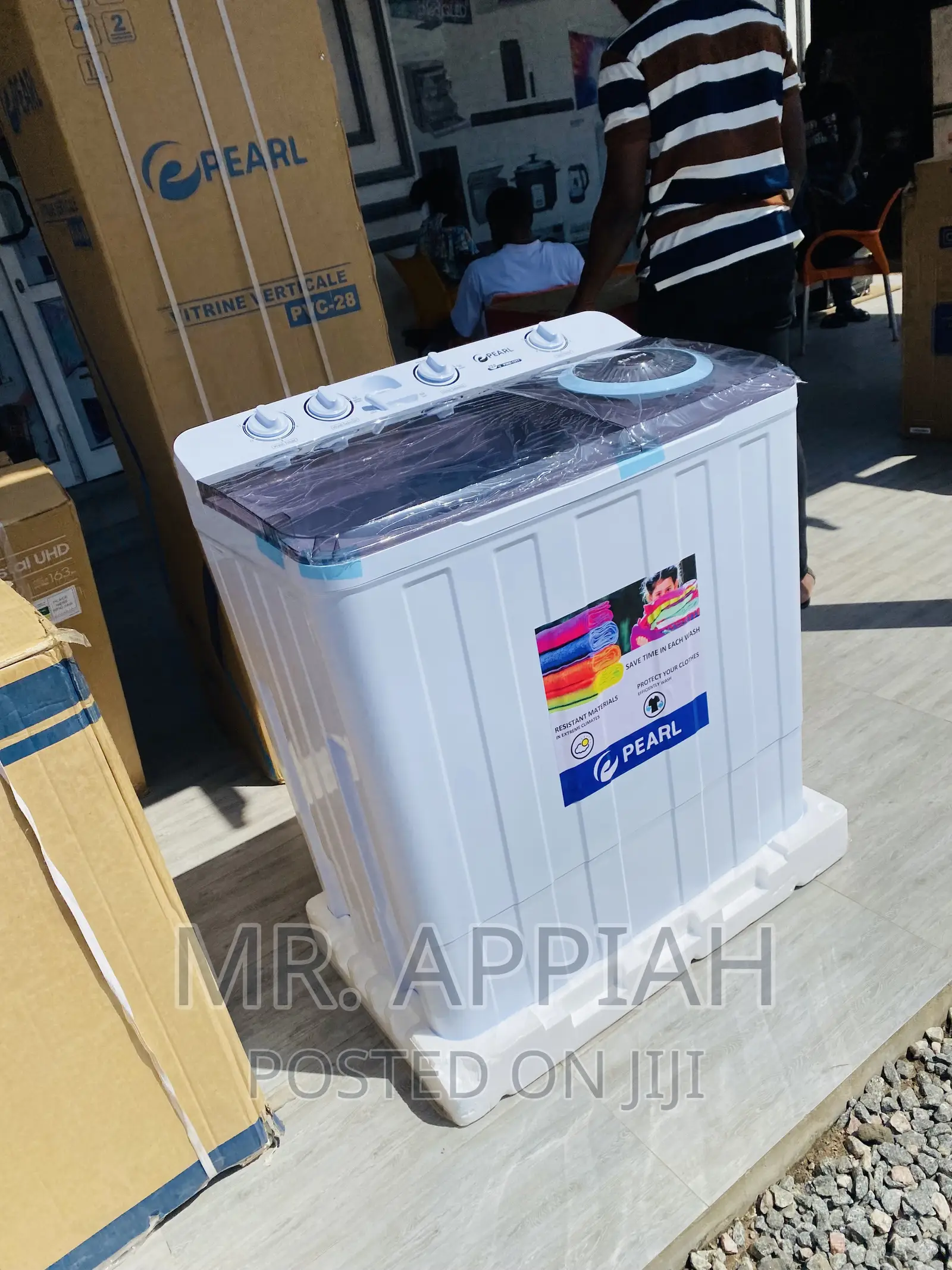 High Quality Pearl 12kg Electric Top Load Washing Machine.