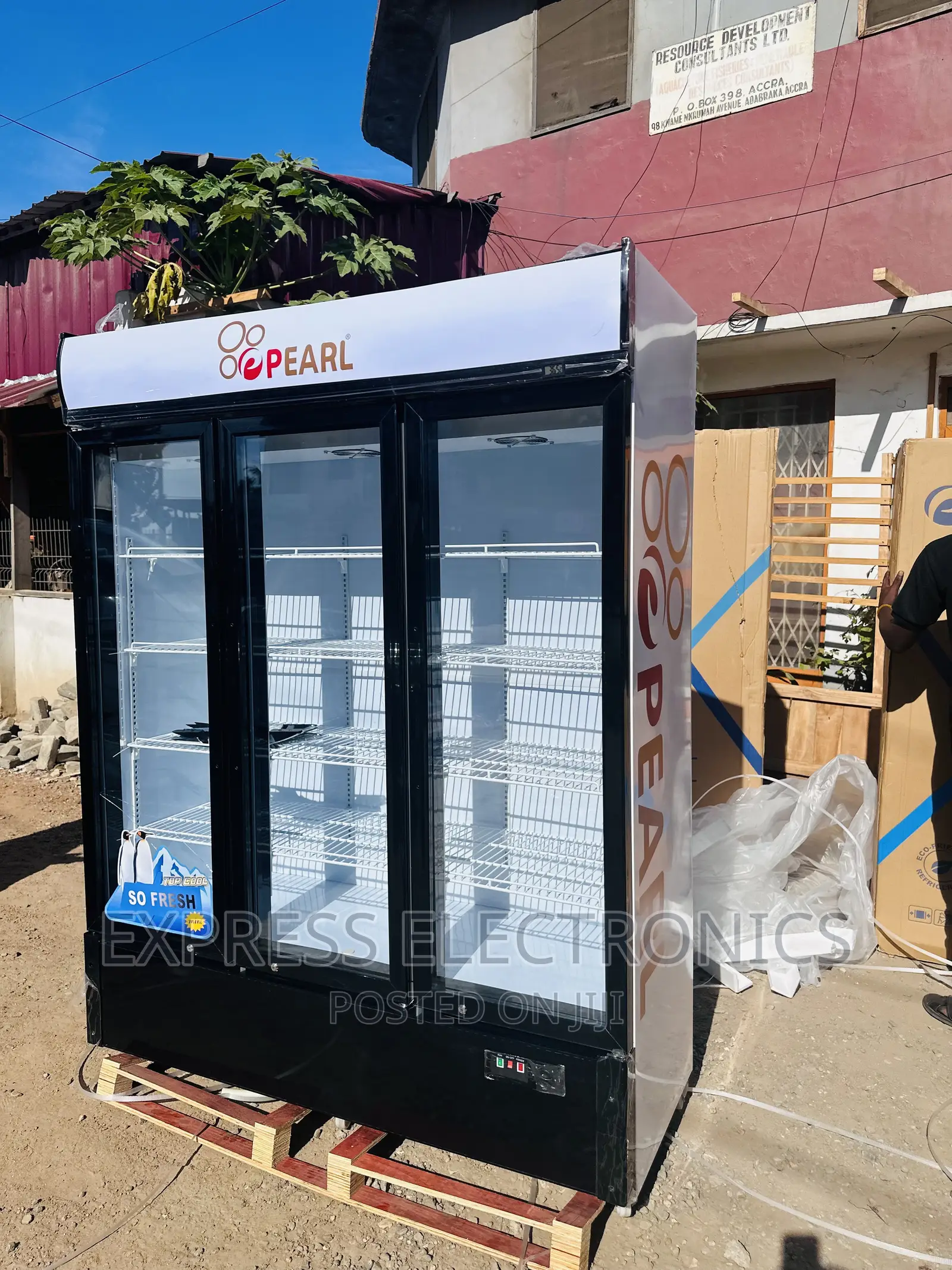 Pearl • 3 Wire Shelves Loading Capacity Display Fridge