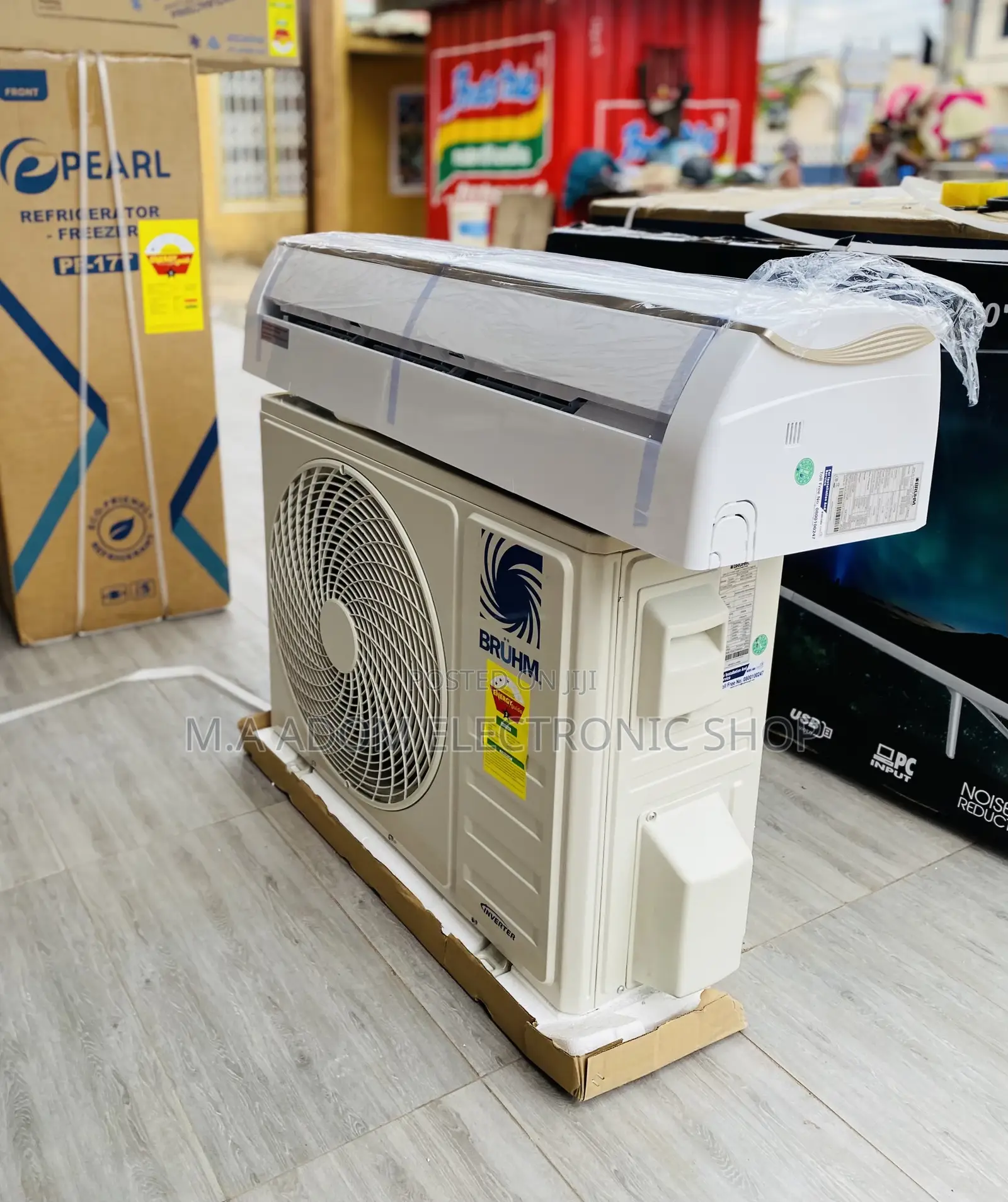 Nicely Designed Bruhm 2.5hp Split Inverter Electric Ac,White