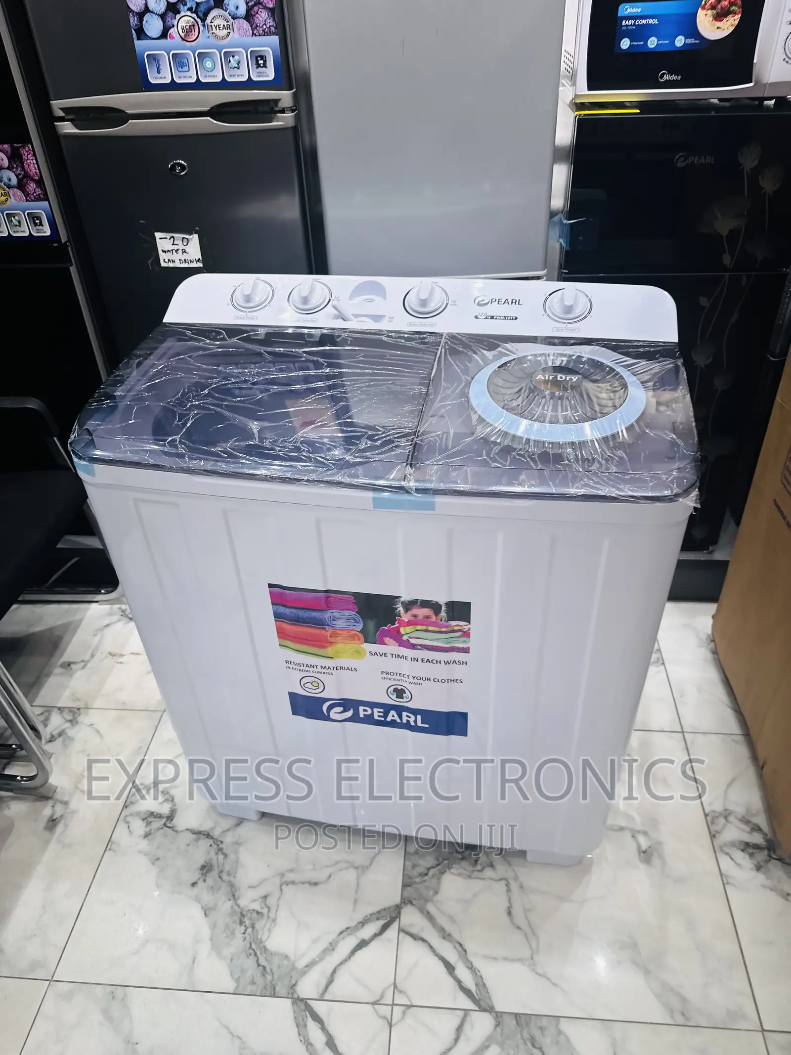 Sleek-Durable Design Wm12kg Topload Pearl