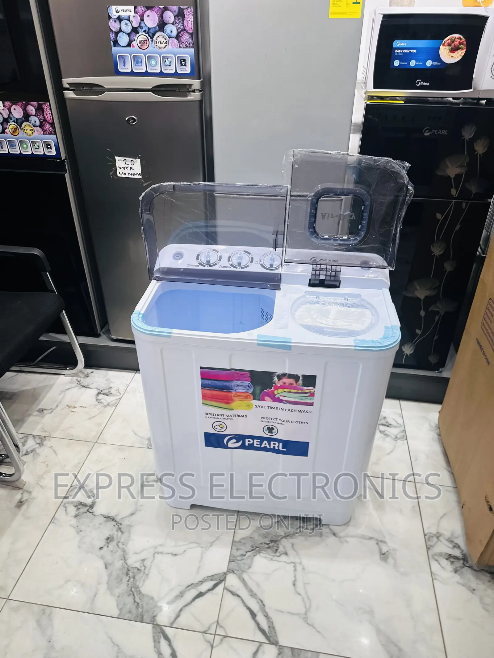 Better and Quicker Wash Machine Pearl 12kg Topload