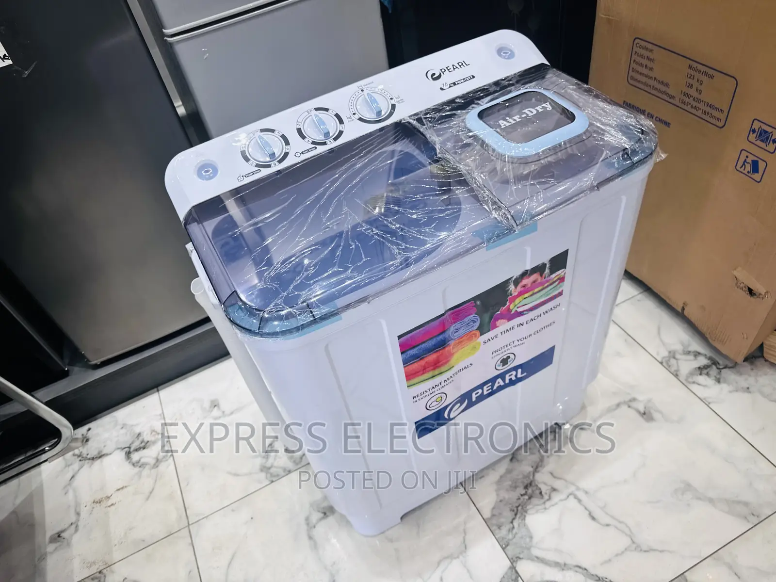 Fast Dewatering Sleek White Pearl 7kg Topload