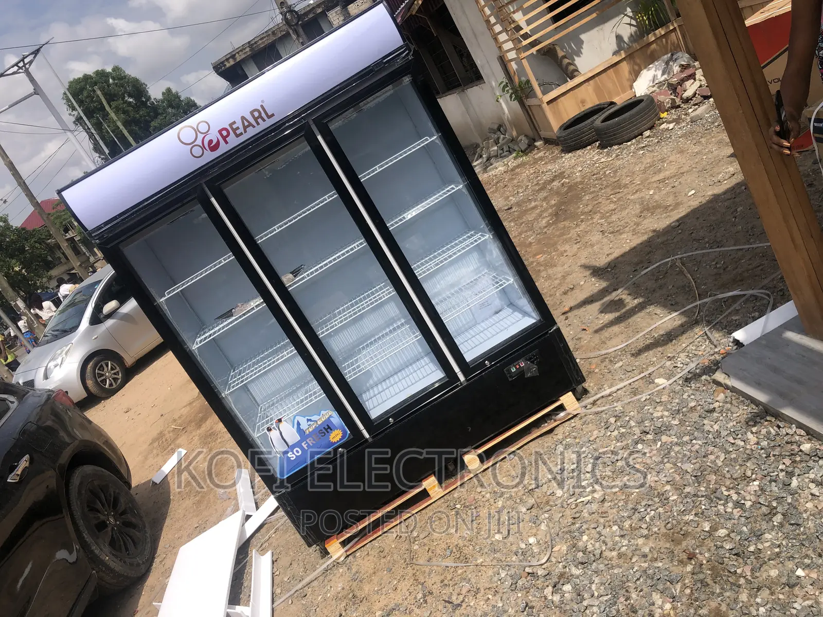 Brand New Pearl 950 Liters 3 Doors Display Fridge