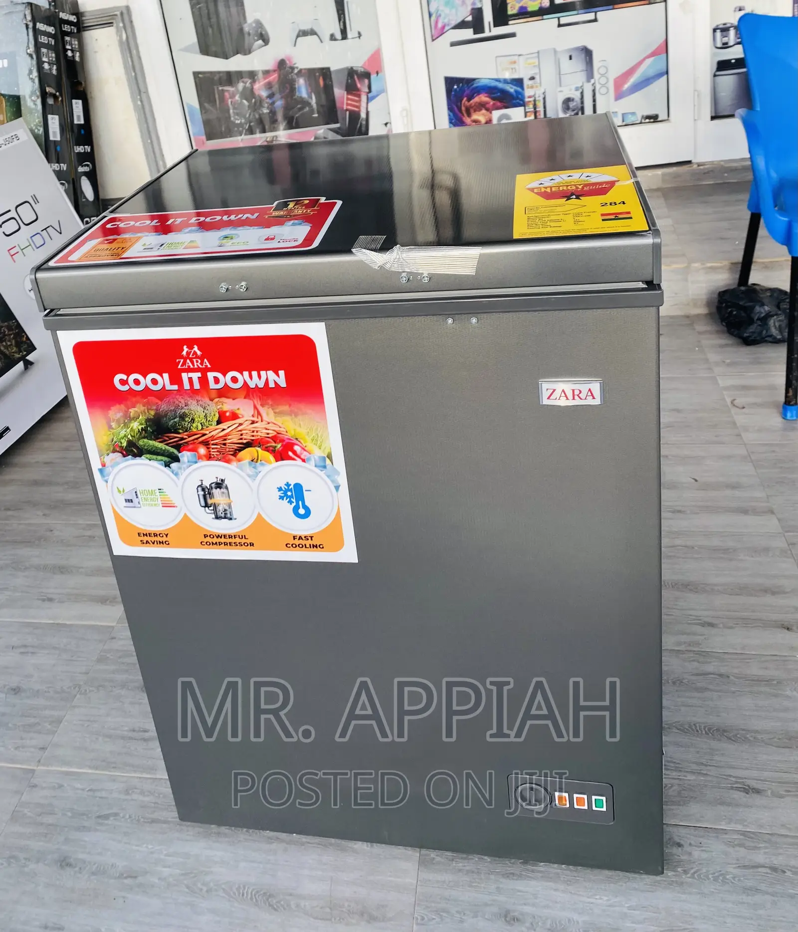 Super Adorable Zara Single Door Electric Freezer 