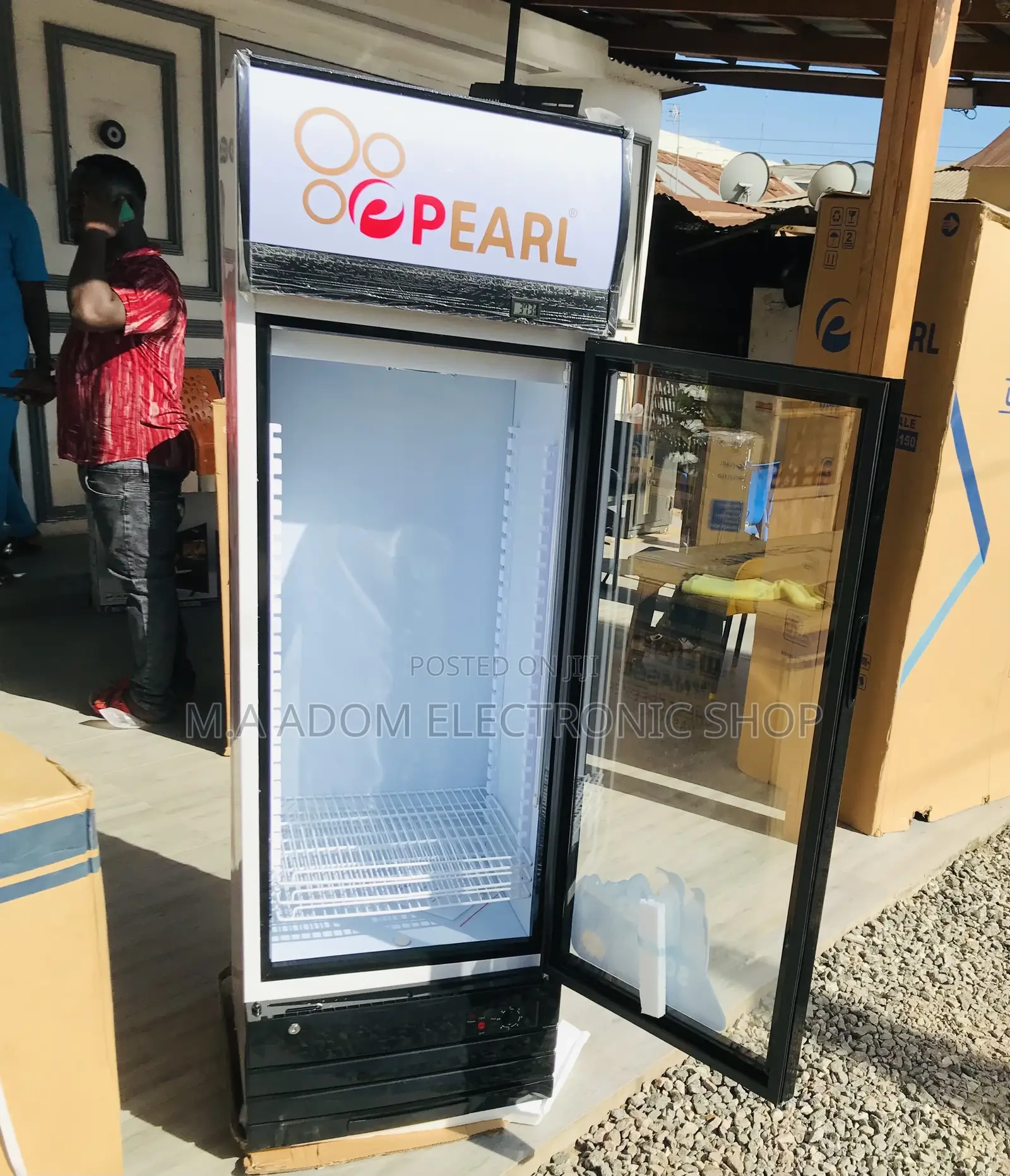 Brand New Pearl PVC-28 Single Door Beverage Cooler(178ltr) 
