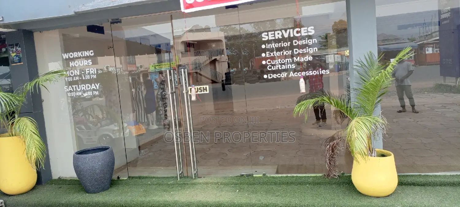 Spacious 4-in-1 Shop for Rent at Spintex