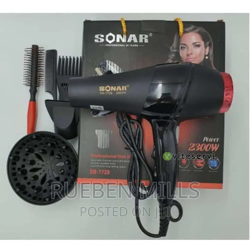 2300W Sonar 6-in-1 Sonar High Heat Salon Hair Dryer