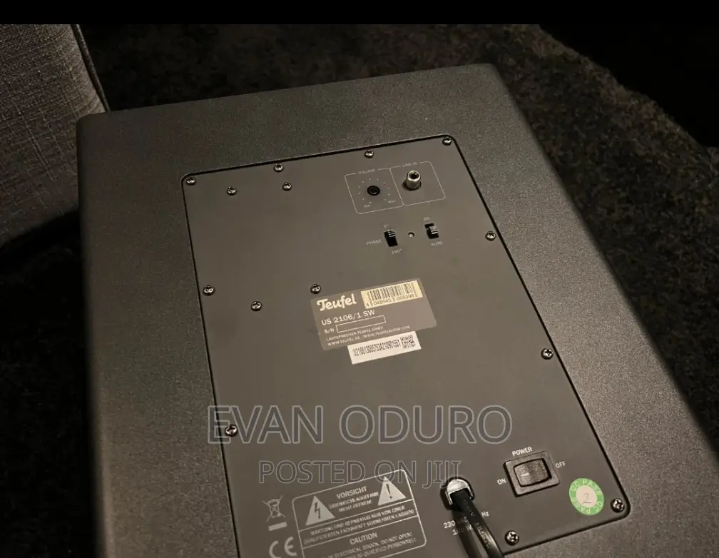 Powerful Tueful Active Woofer for Sounds System Hometheater
