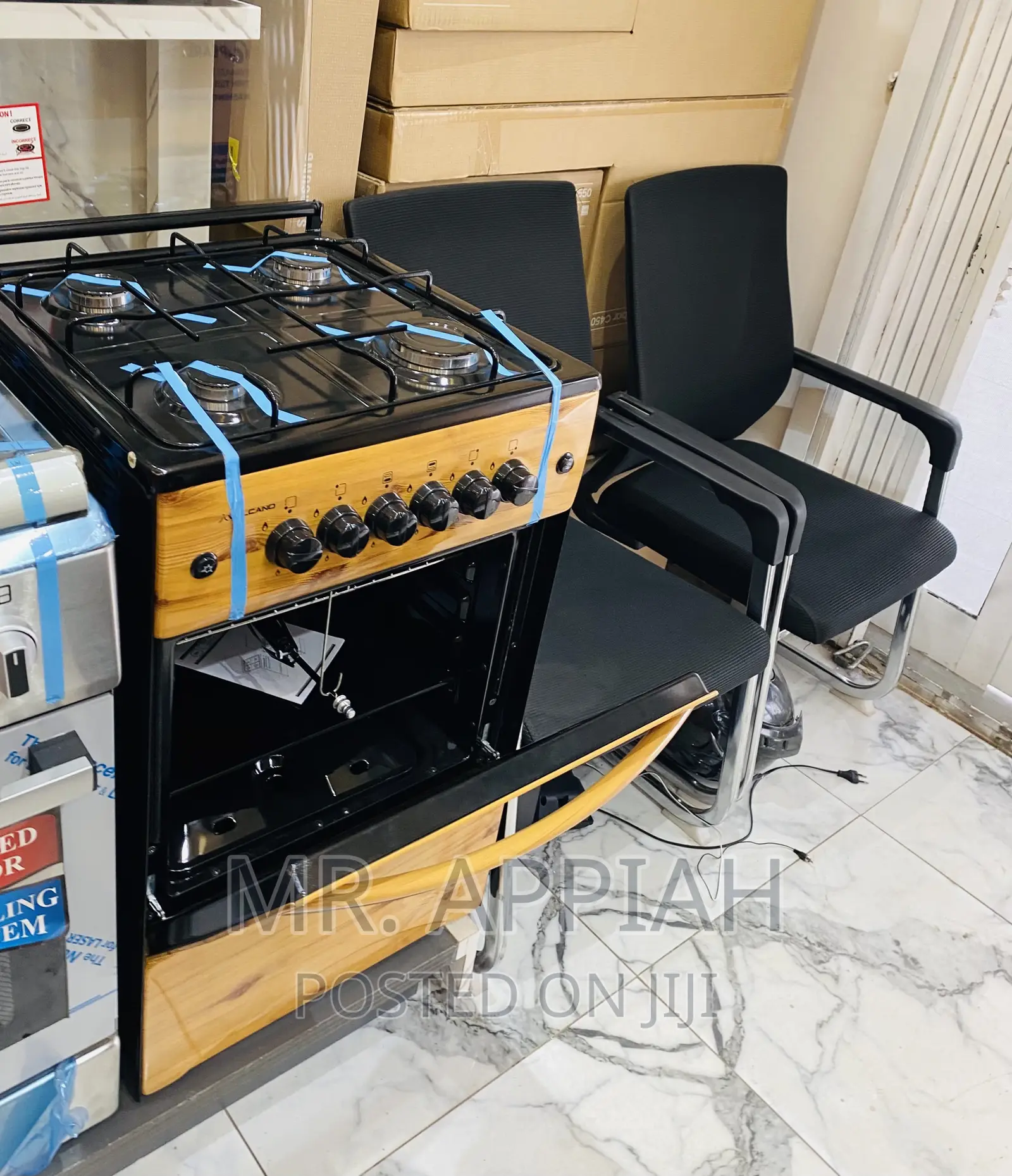 Shop Original Volcano(Wooden)4 Gas Burner + Oven.